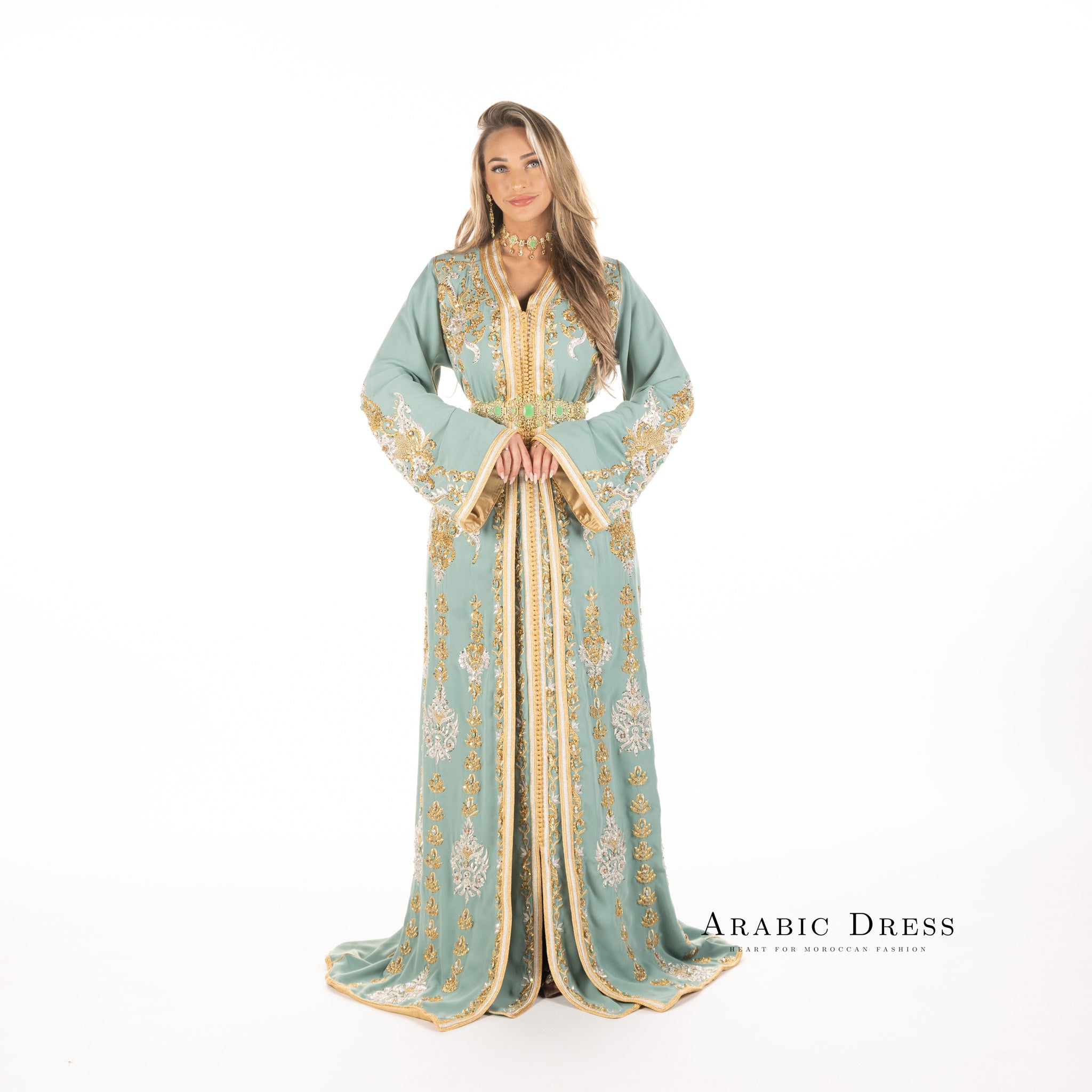 Caftan Louiza Turquiose