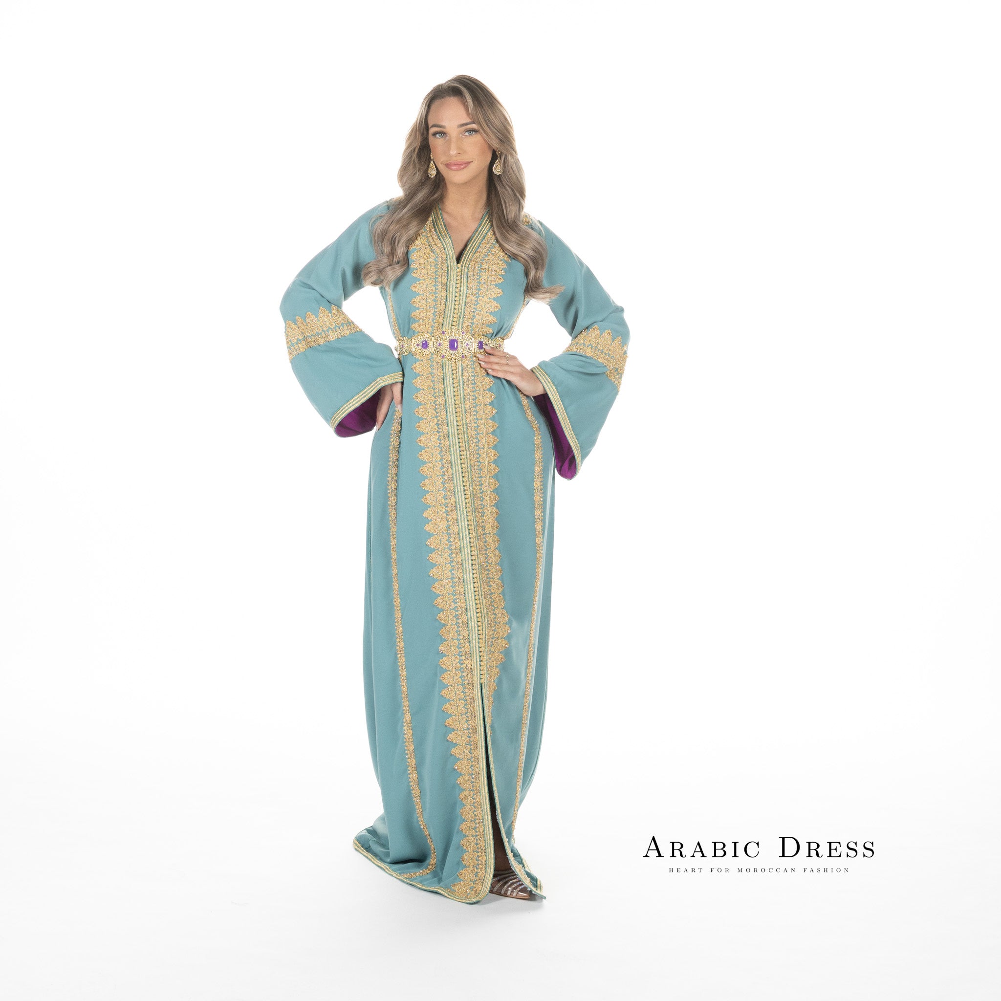 Caftan Manar  Mintgreen