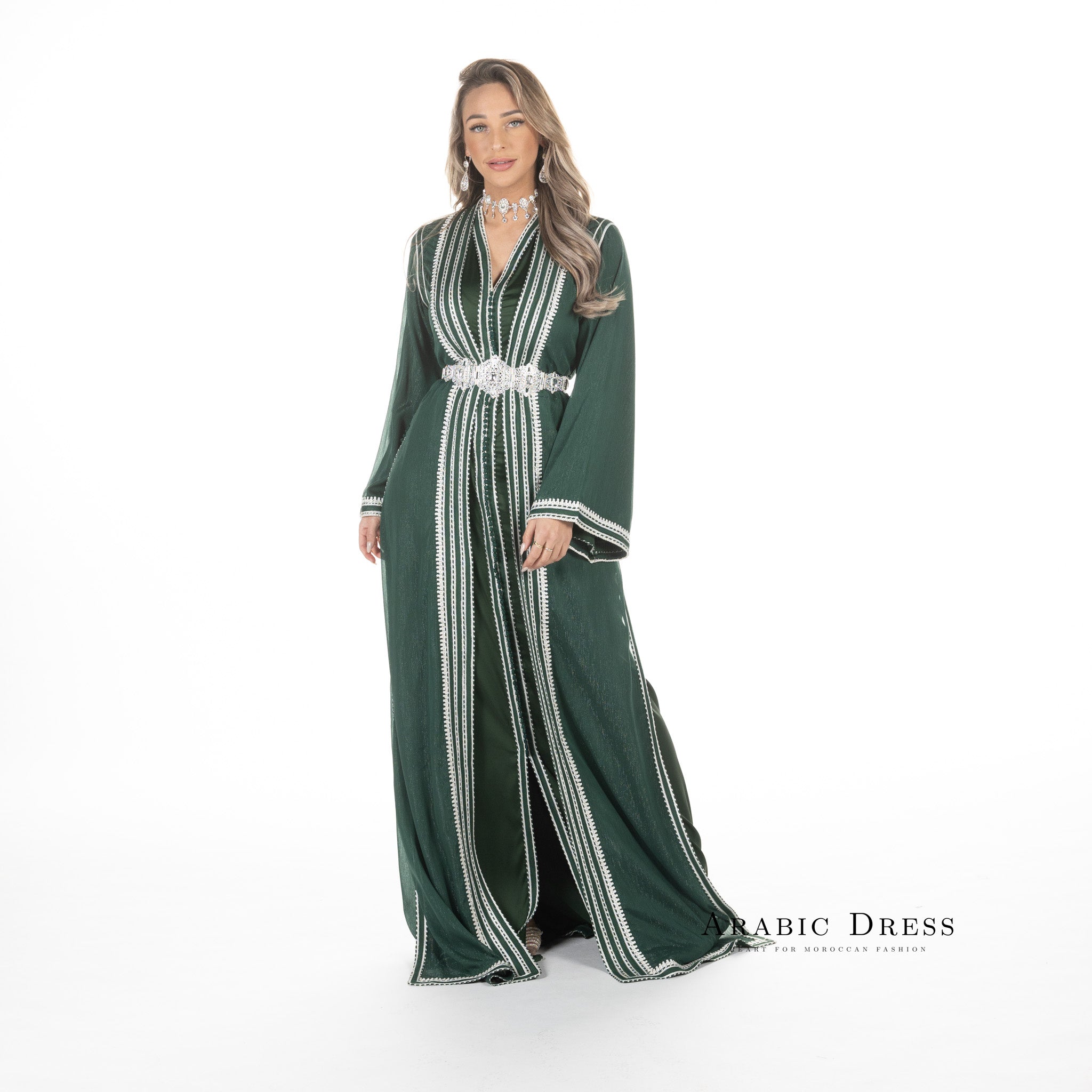 Caftan Hiba Darkgreen