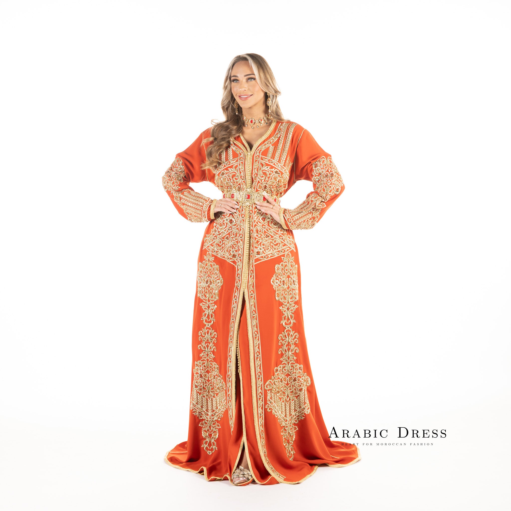 Caftan yusrat orange