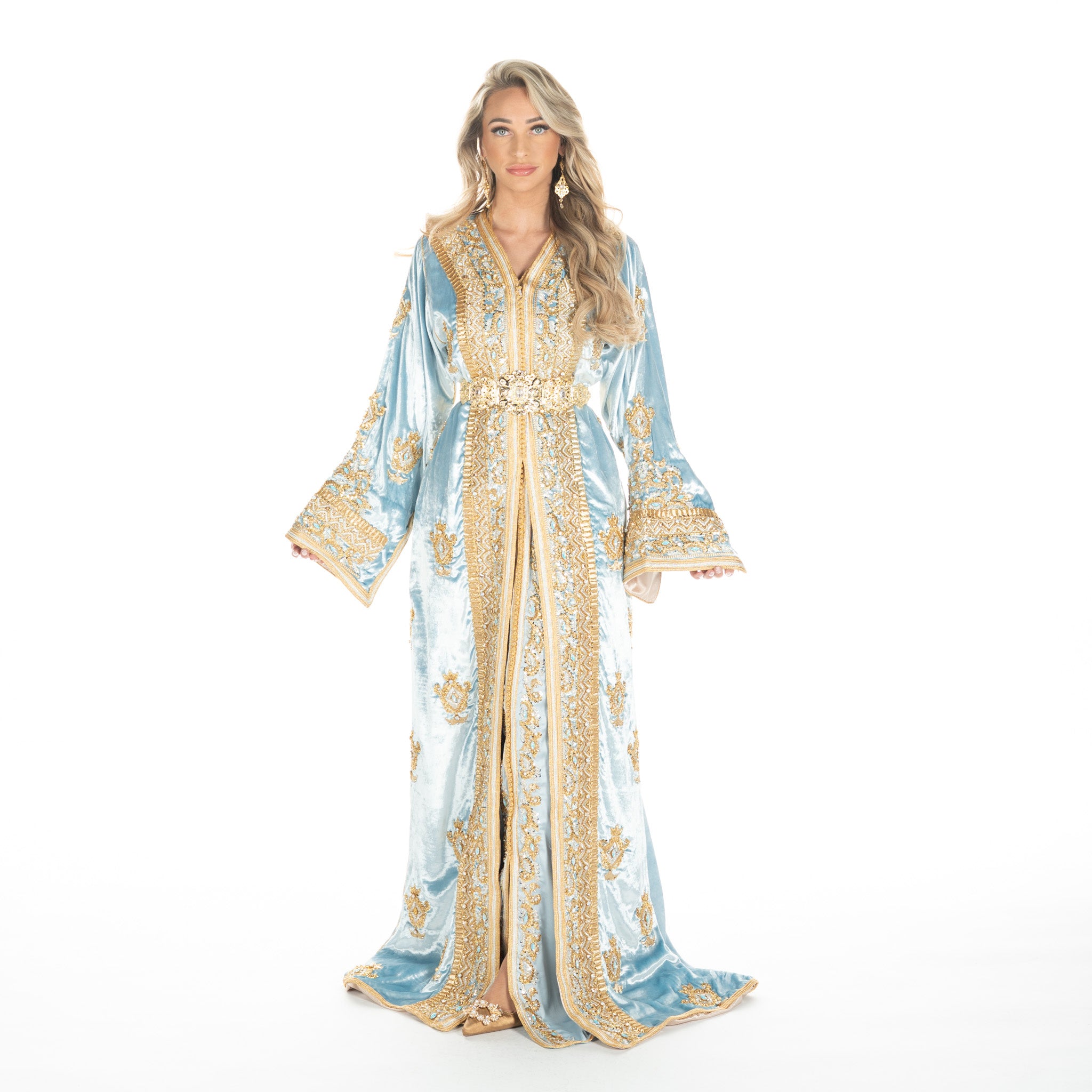 Exclusieve Caftan Aleena LightBlue