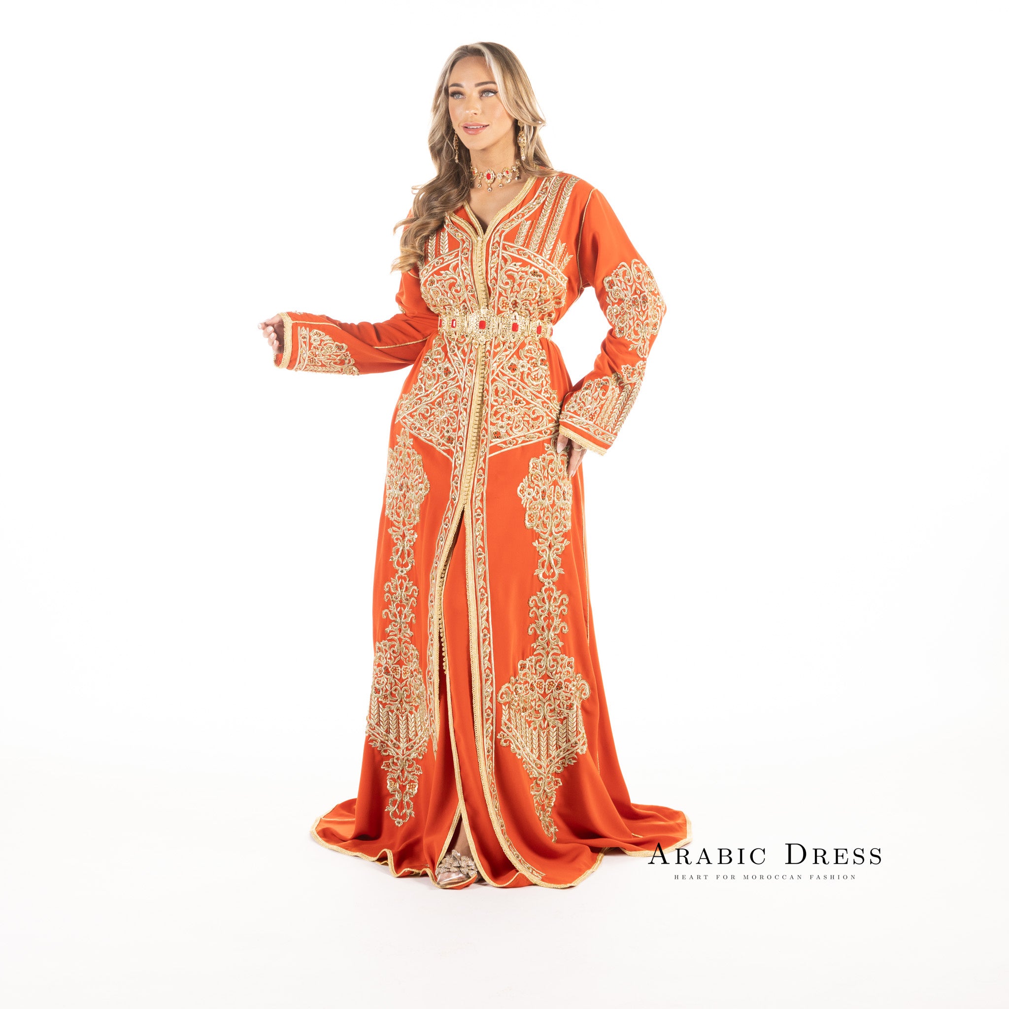 Caftan yusrat orange