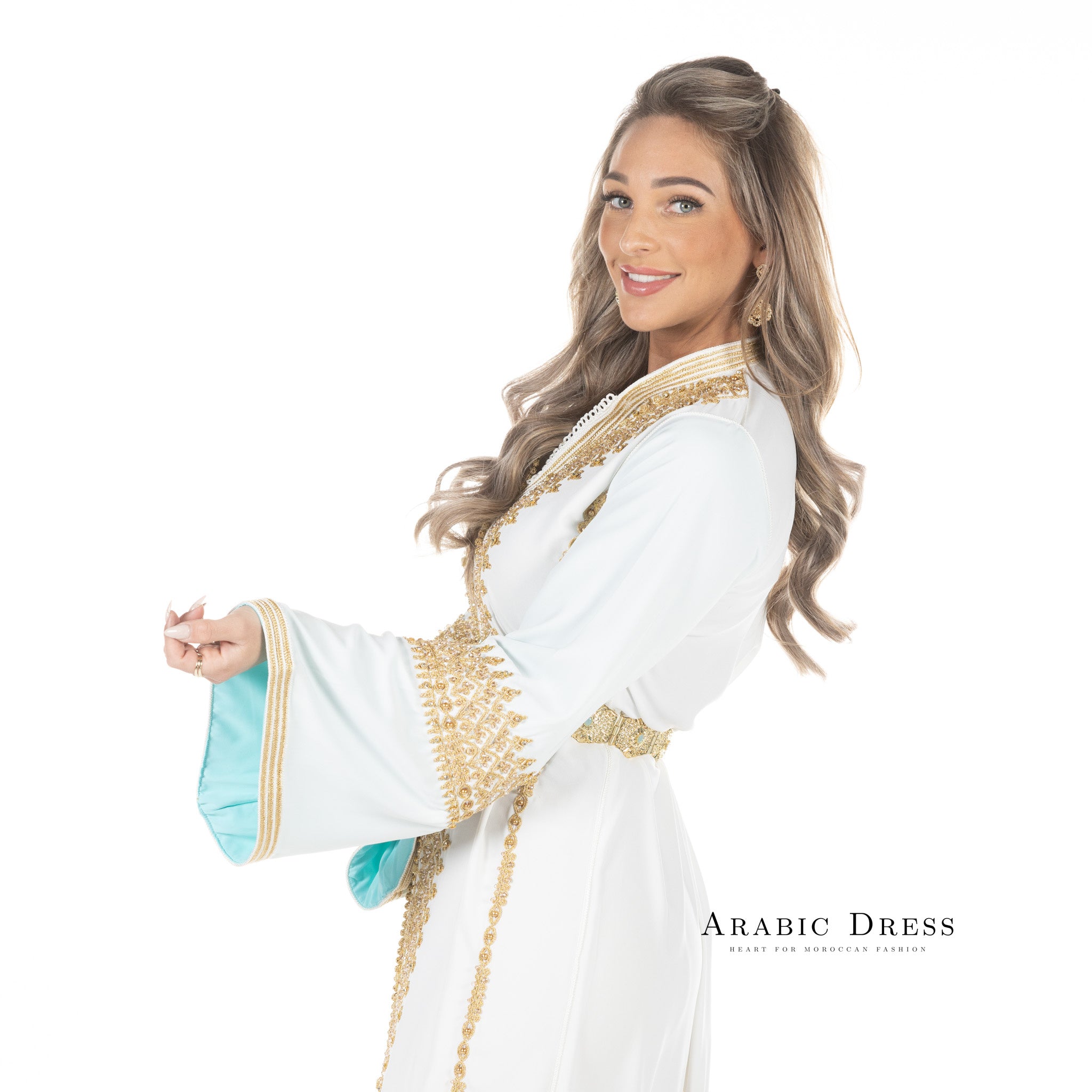 Caftan Dounia Brokenwhite