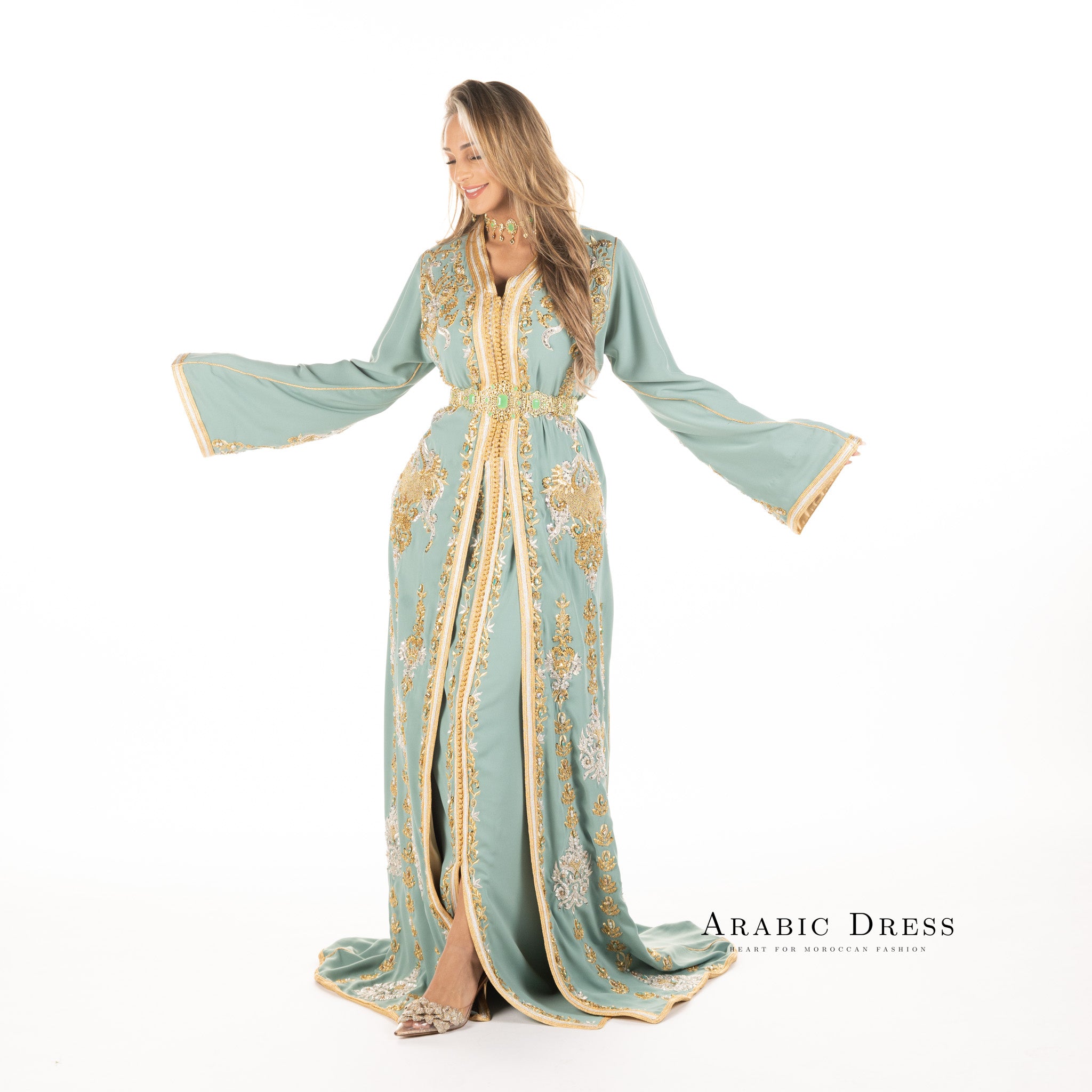 Caftan Louiza Turquiose
