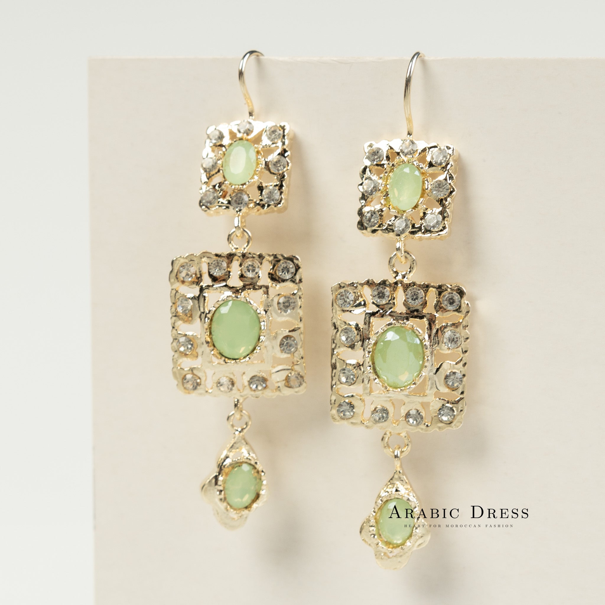 Mint  Green Nifa necklace set