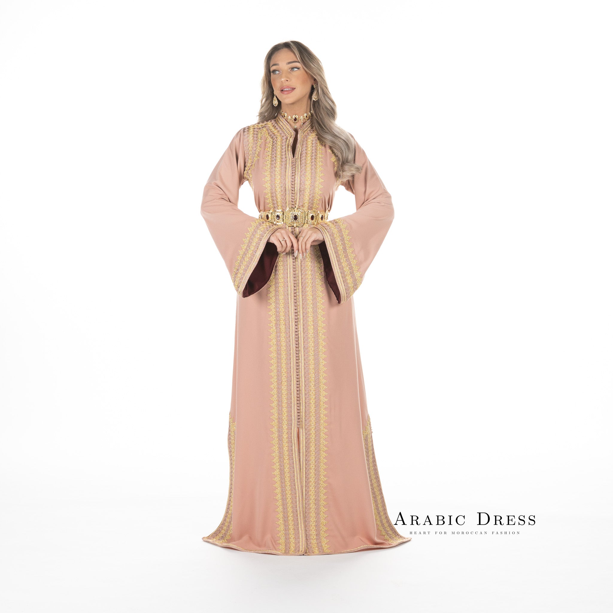 Caftan Tasnim  Paleviolet pink