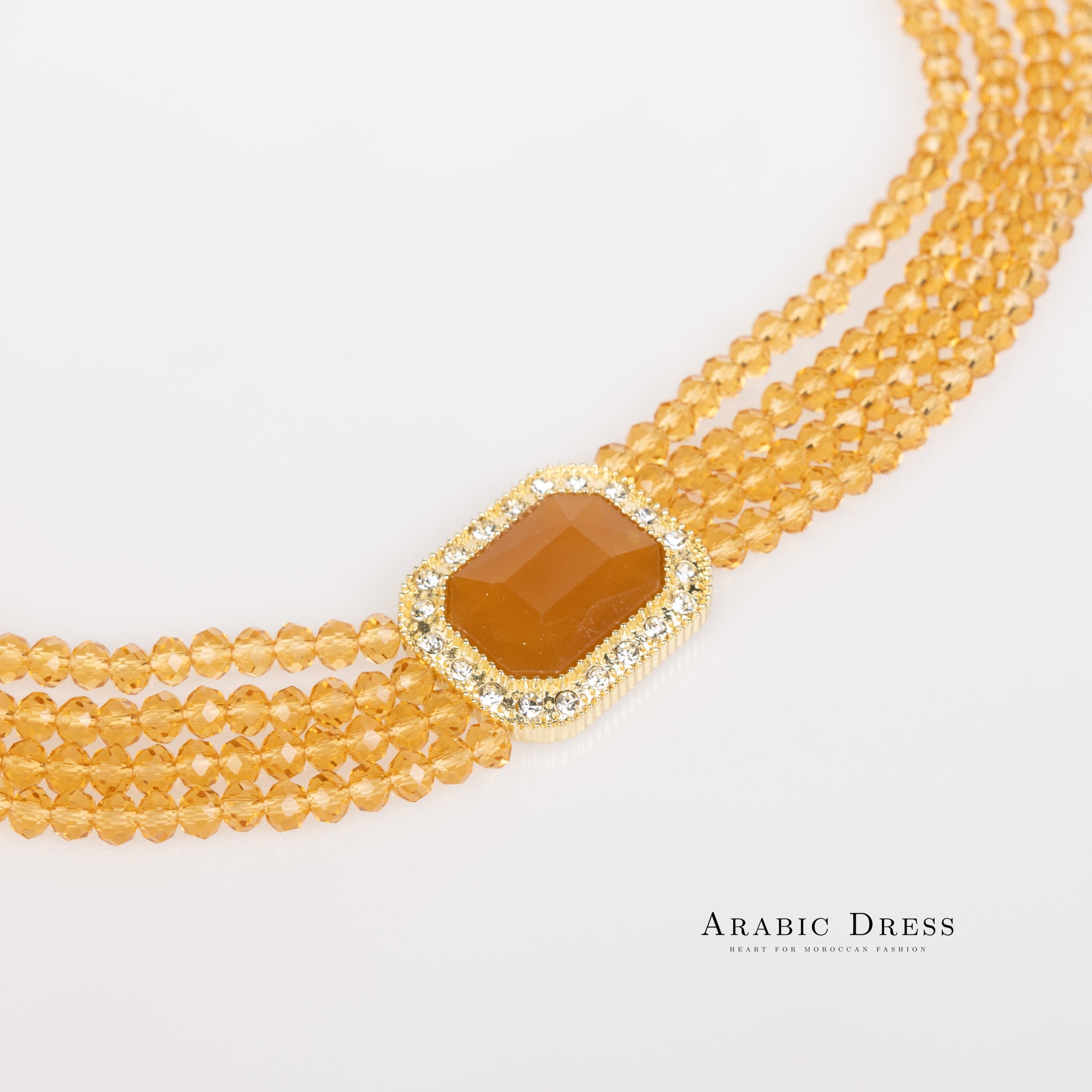 Brown Mi-So Necklace set