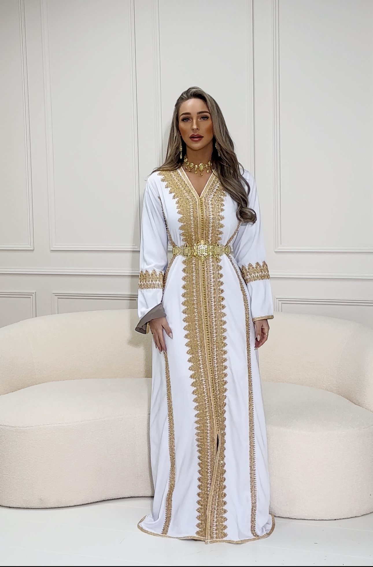 Caftan Sundus White