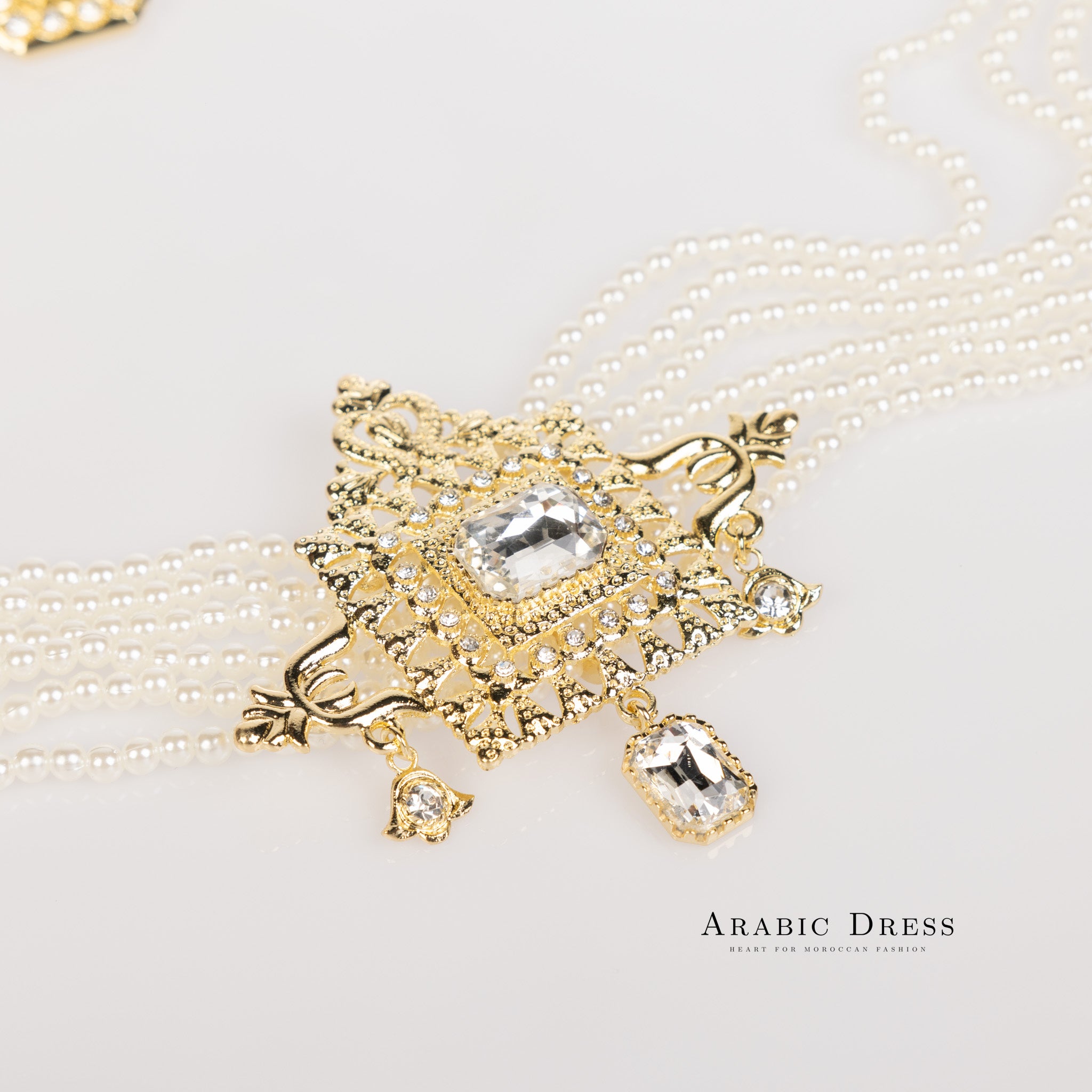 White Gold Youra Necklace set