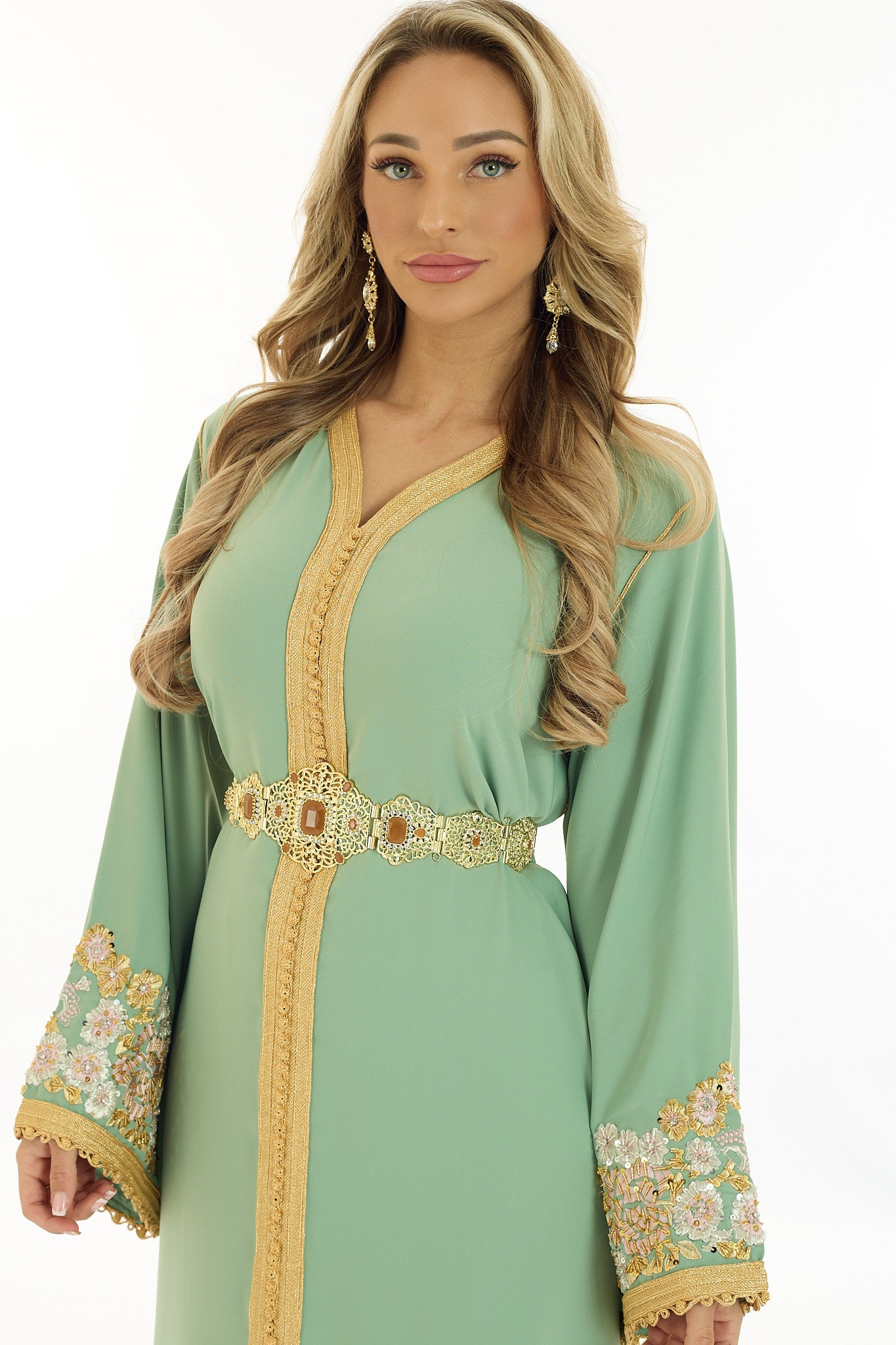 Caftan Zahra Darkseagreen