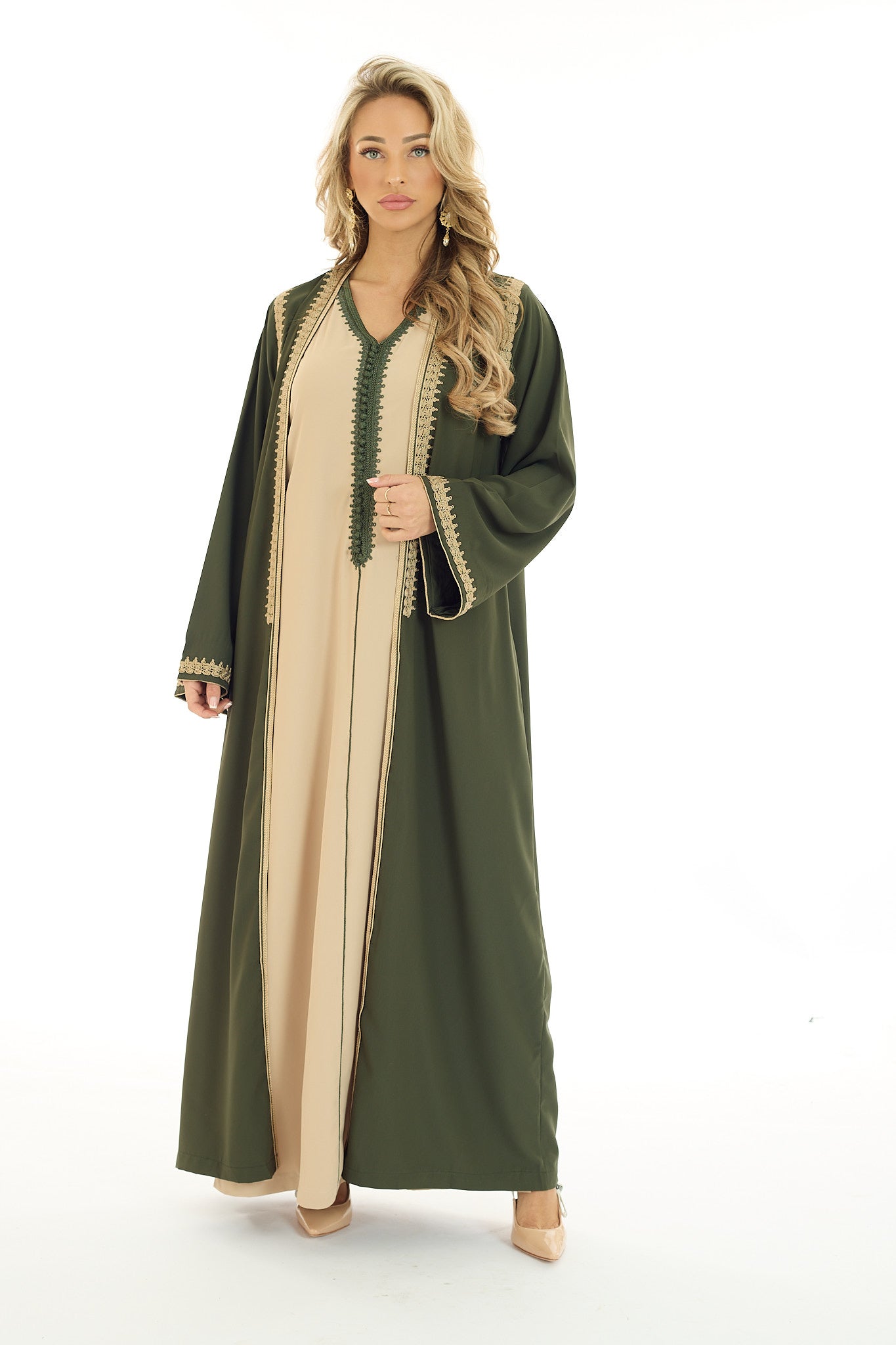 Kimono Zeyneb Olivegreen