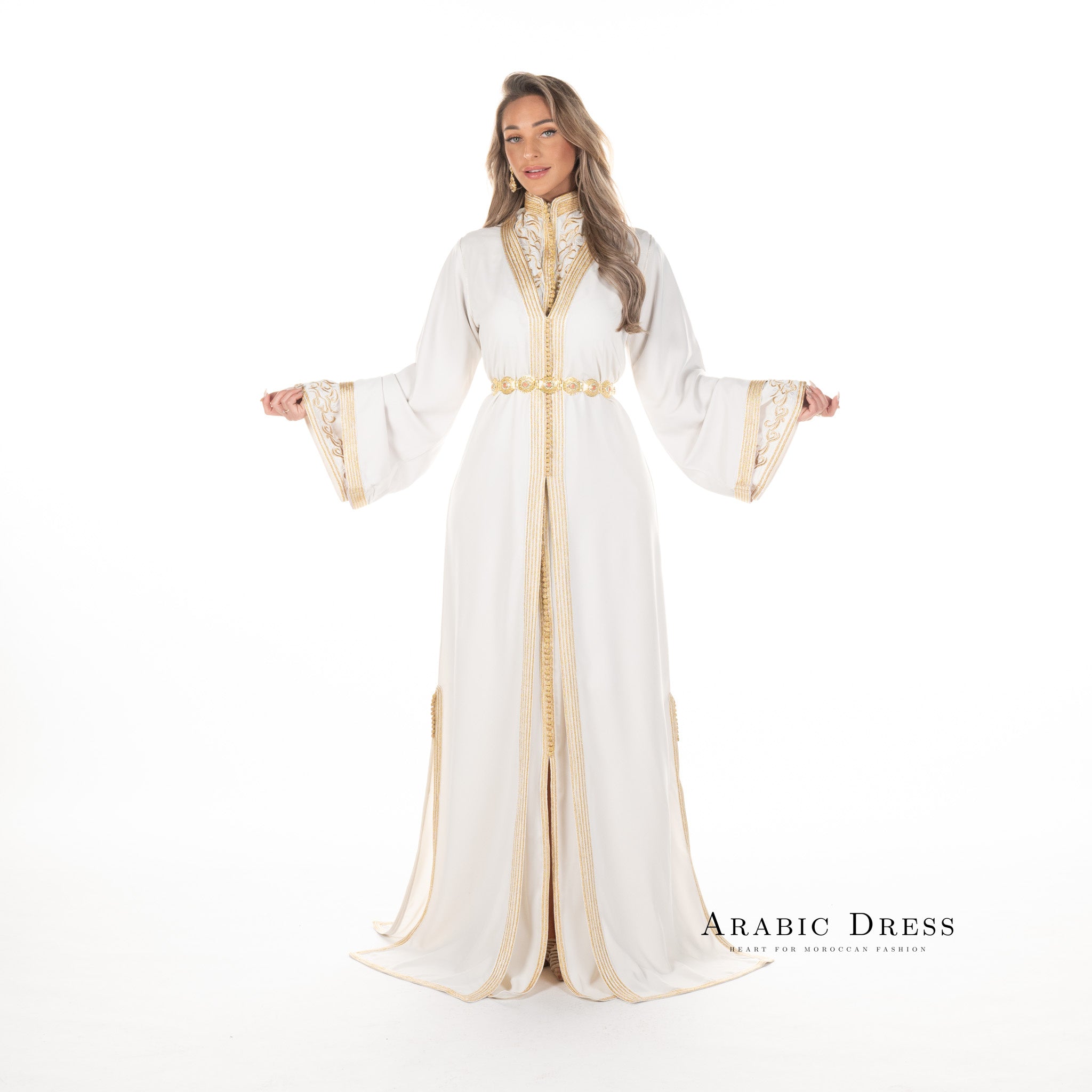 Caftan Nihad Brokenwhite
