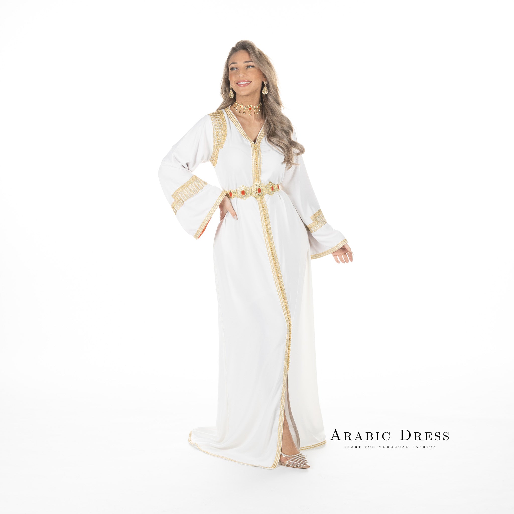 Caftan Hafsa Brokenwhite