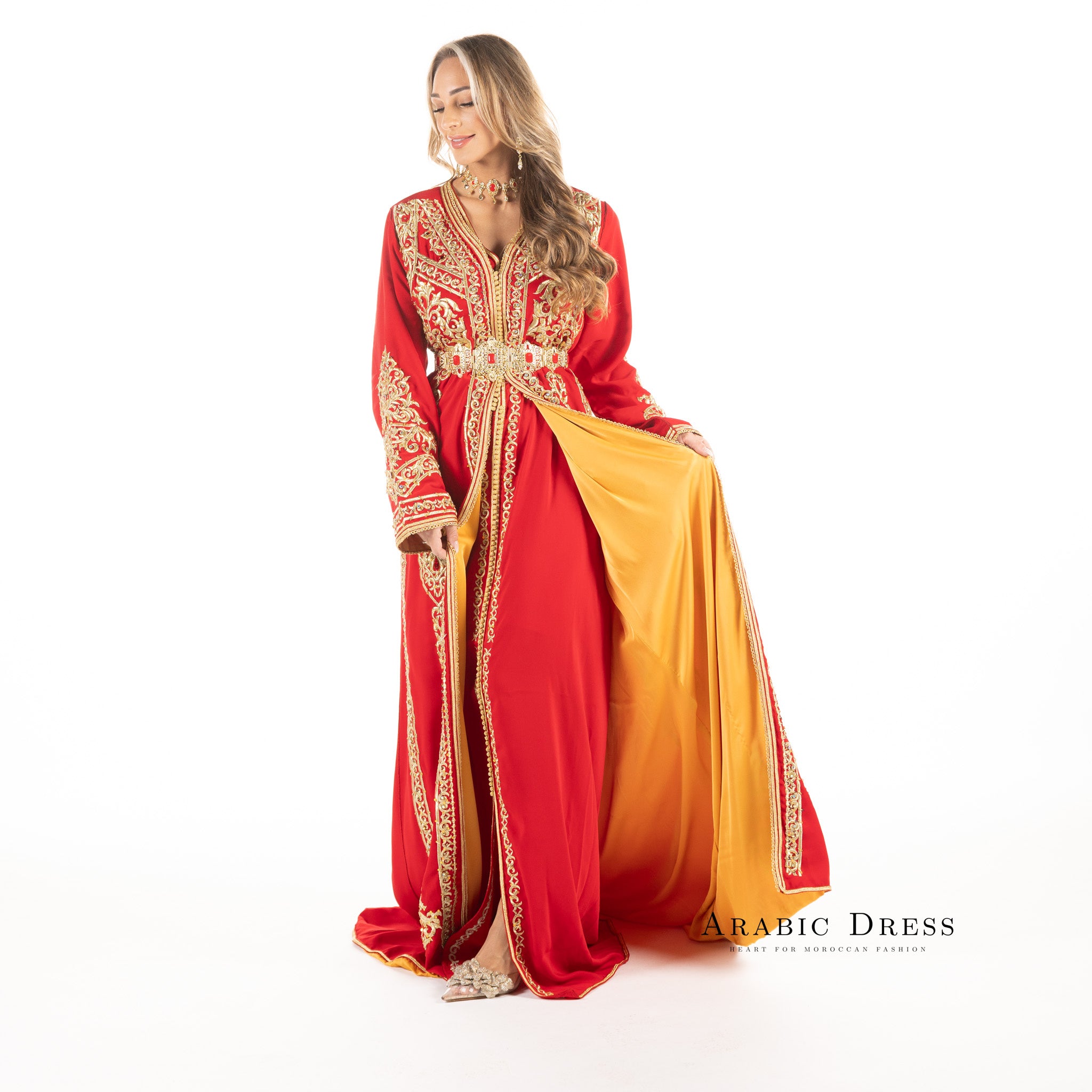 Caftan Sunduss Red