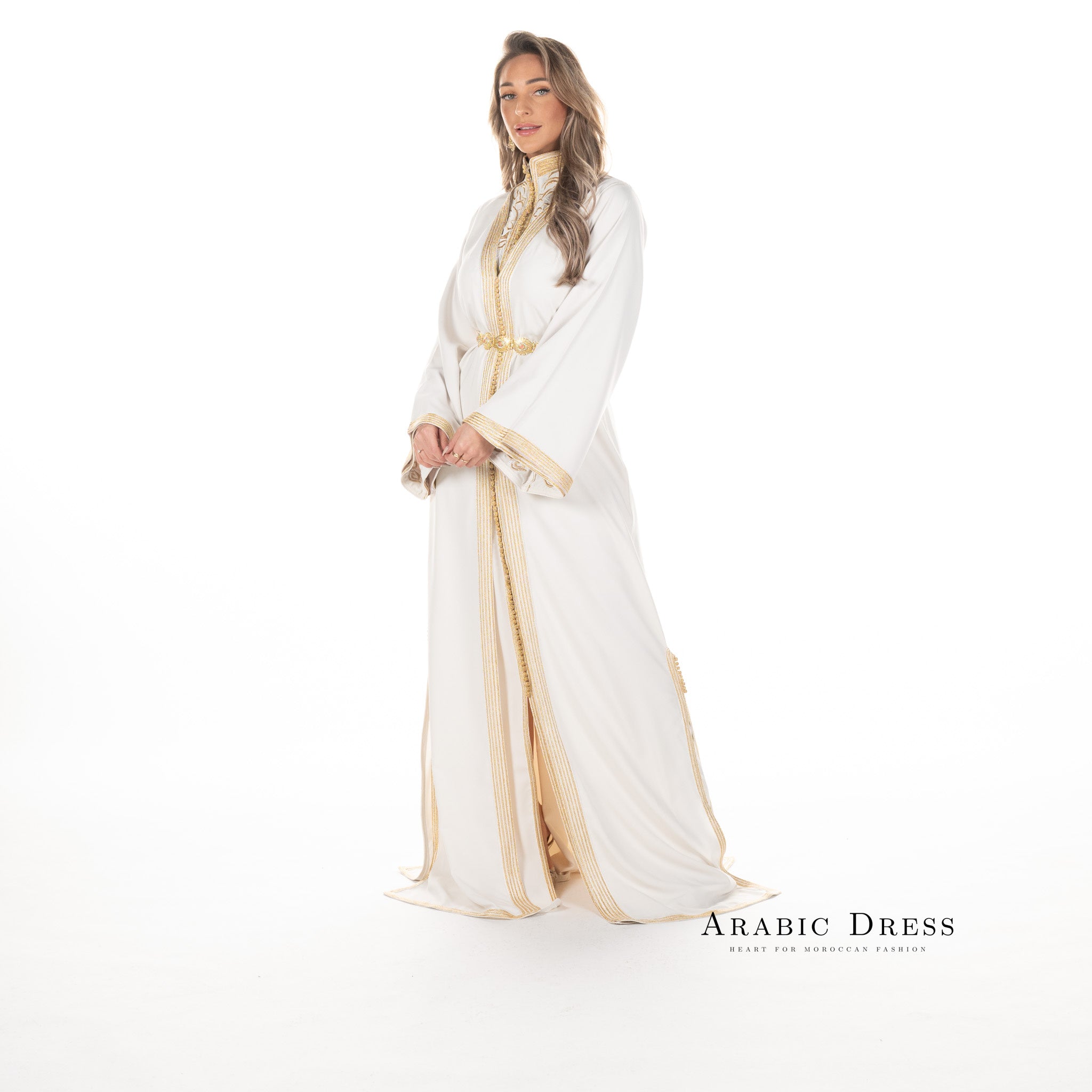Caftan Nihad Brokenwhite