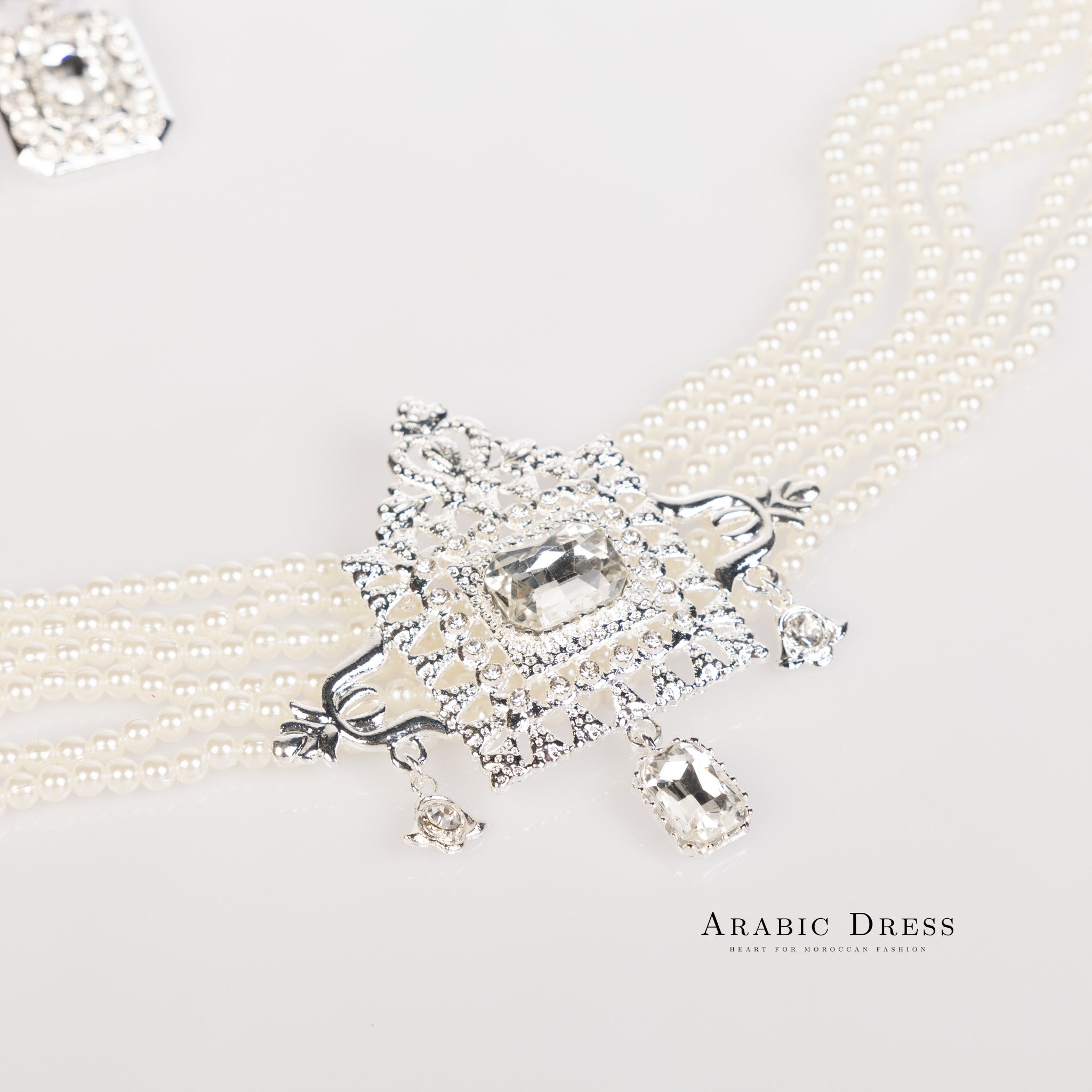 Silver Youra Necklace set