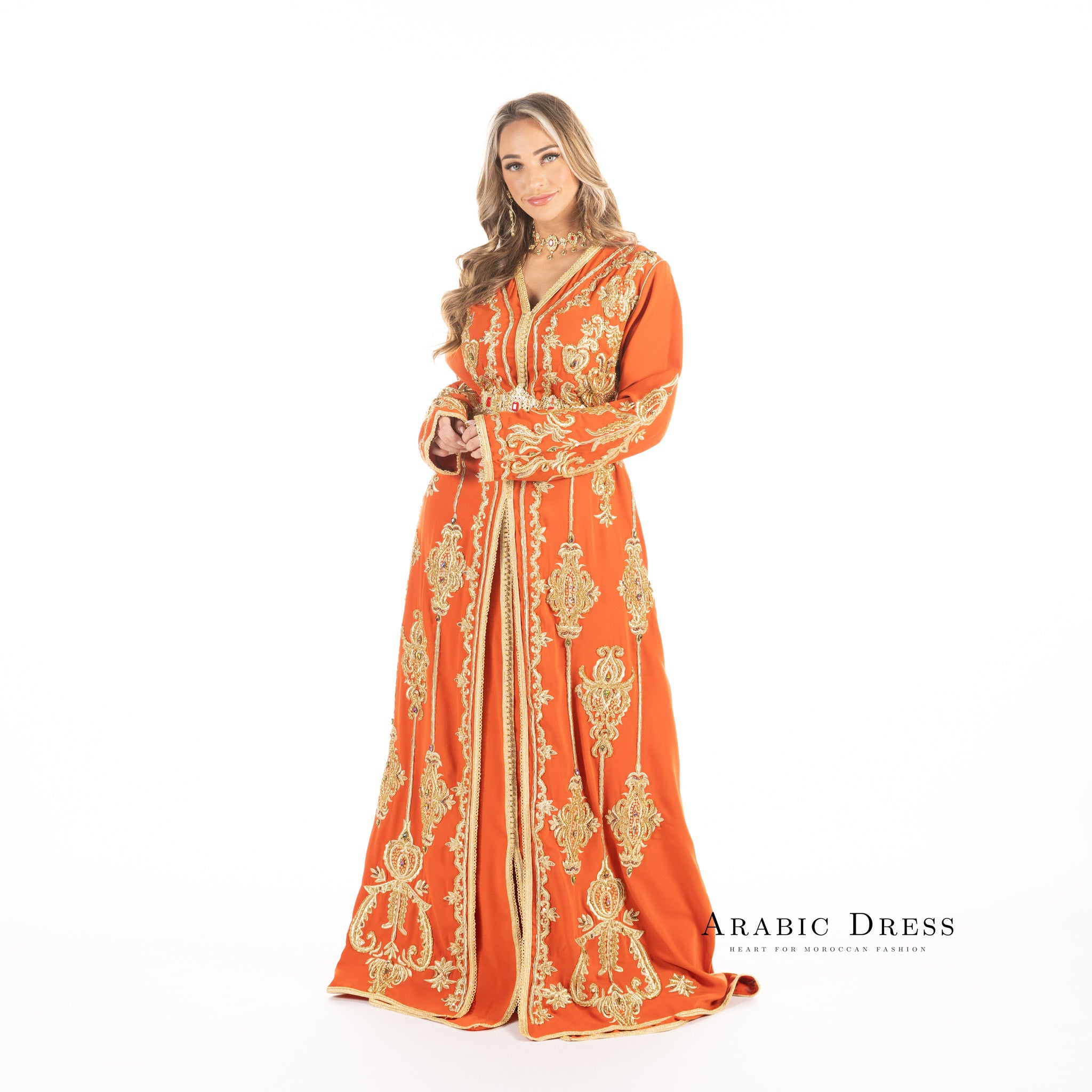Caftan karma Orange