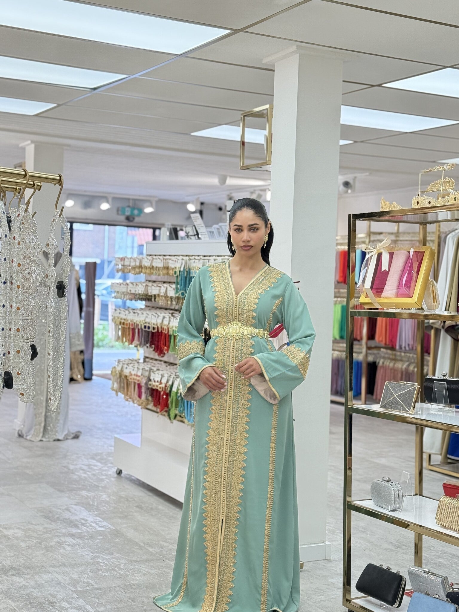 Caftan Sundus Mintgreen