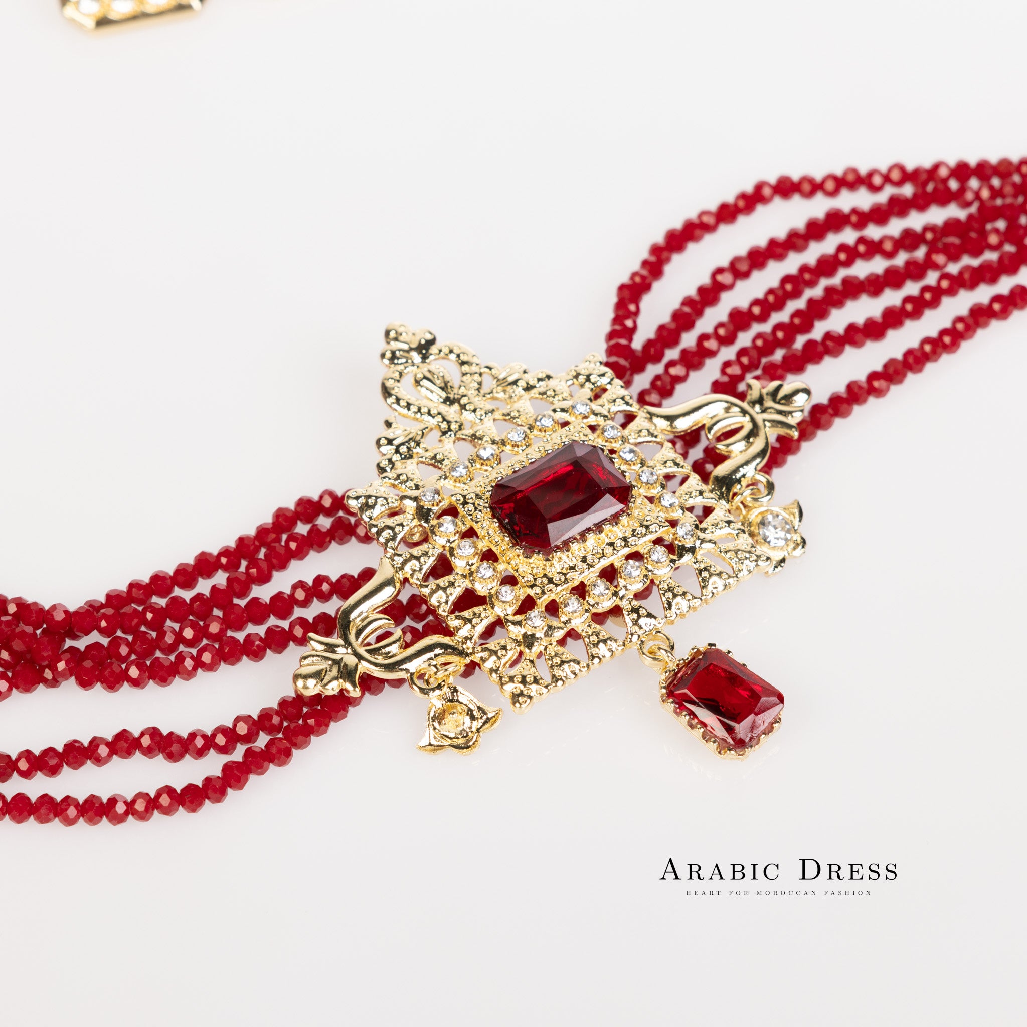 Bordeaux Youra Necklace set