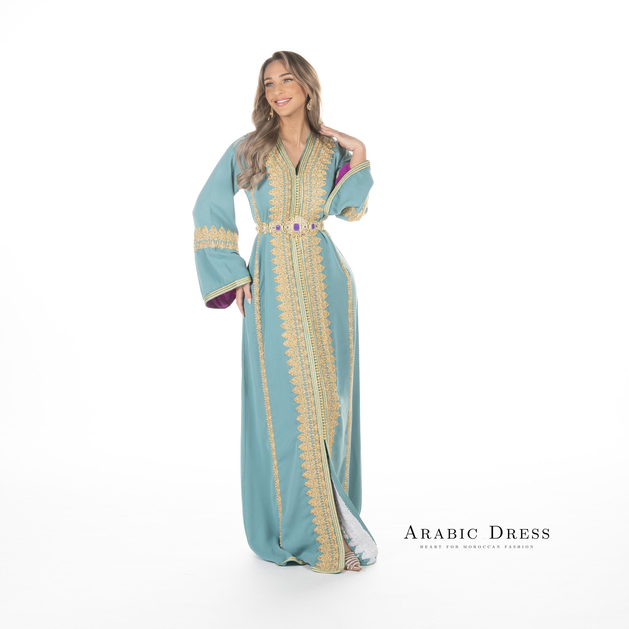 Caftan Manar  Mintgreen