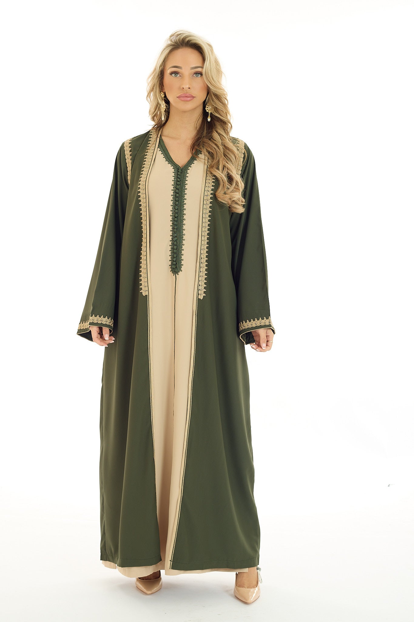 Kimono Zeyneb Olivegreen