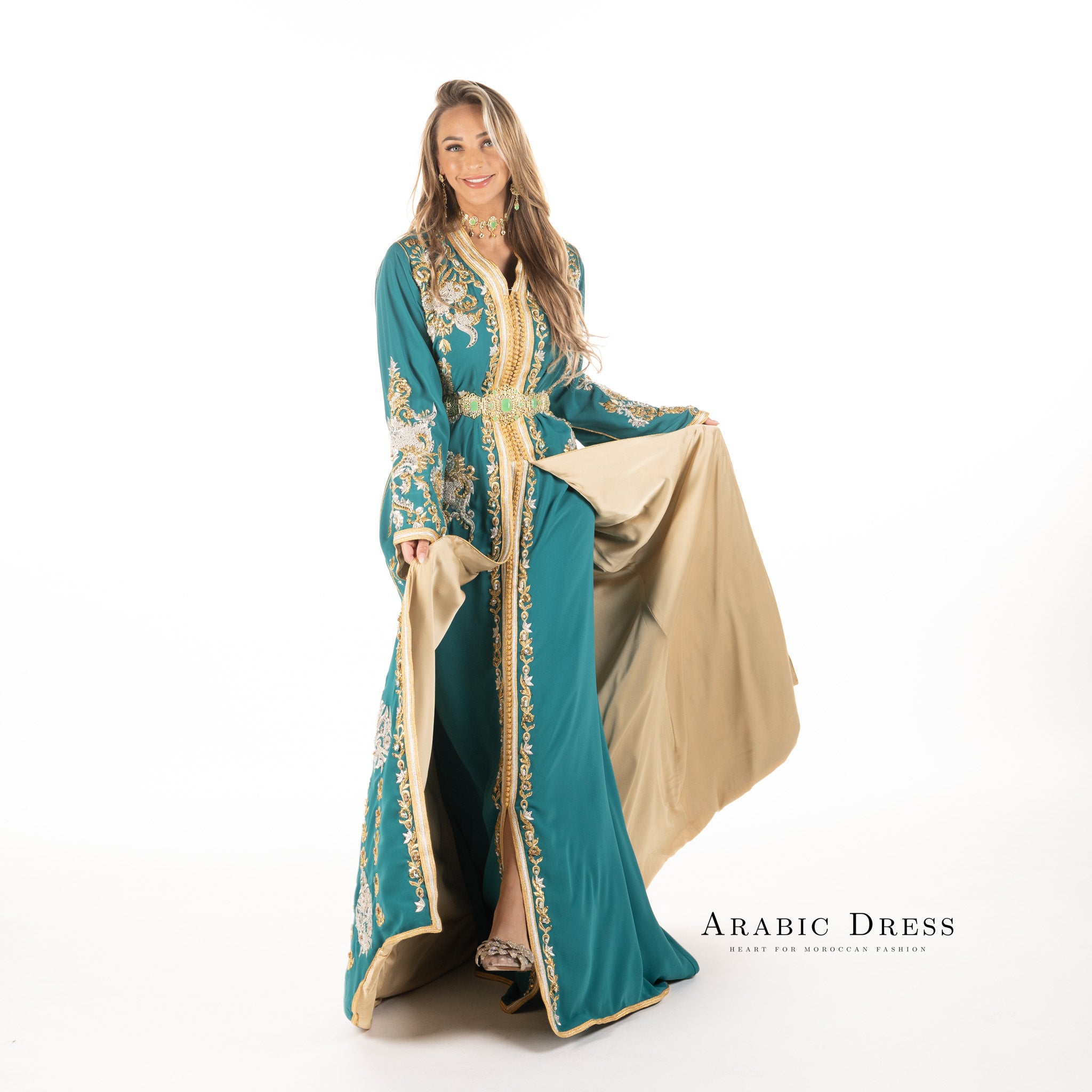 Caftan Louiza Green
