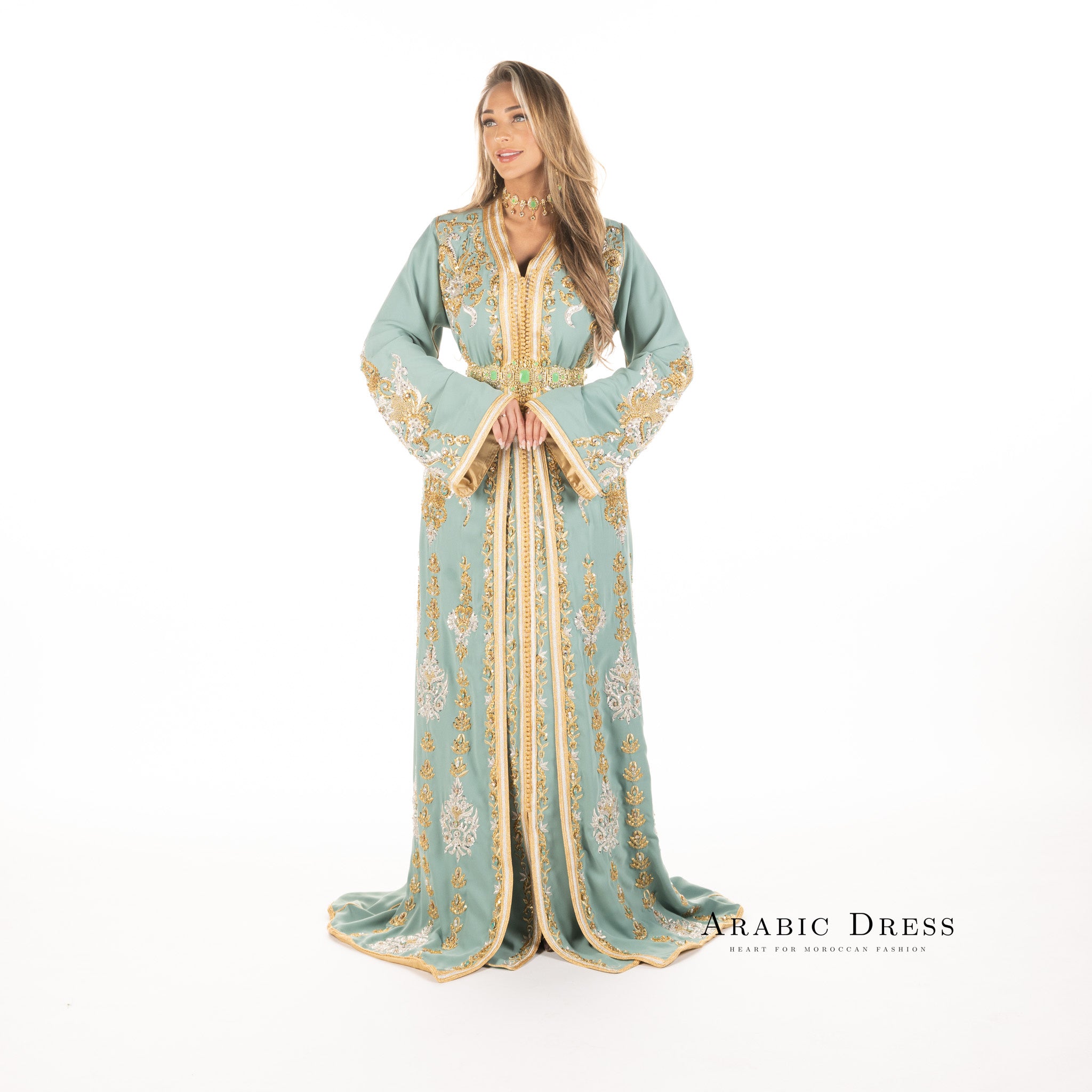 Caftan Louiza Turquiose