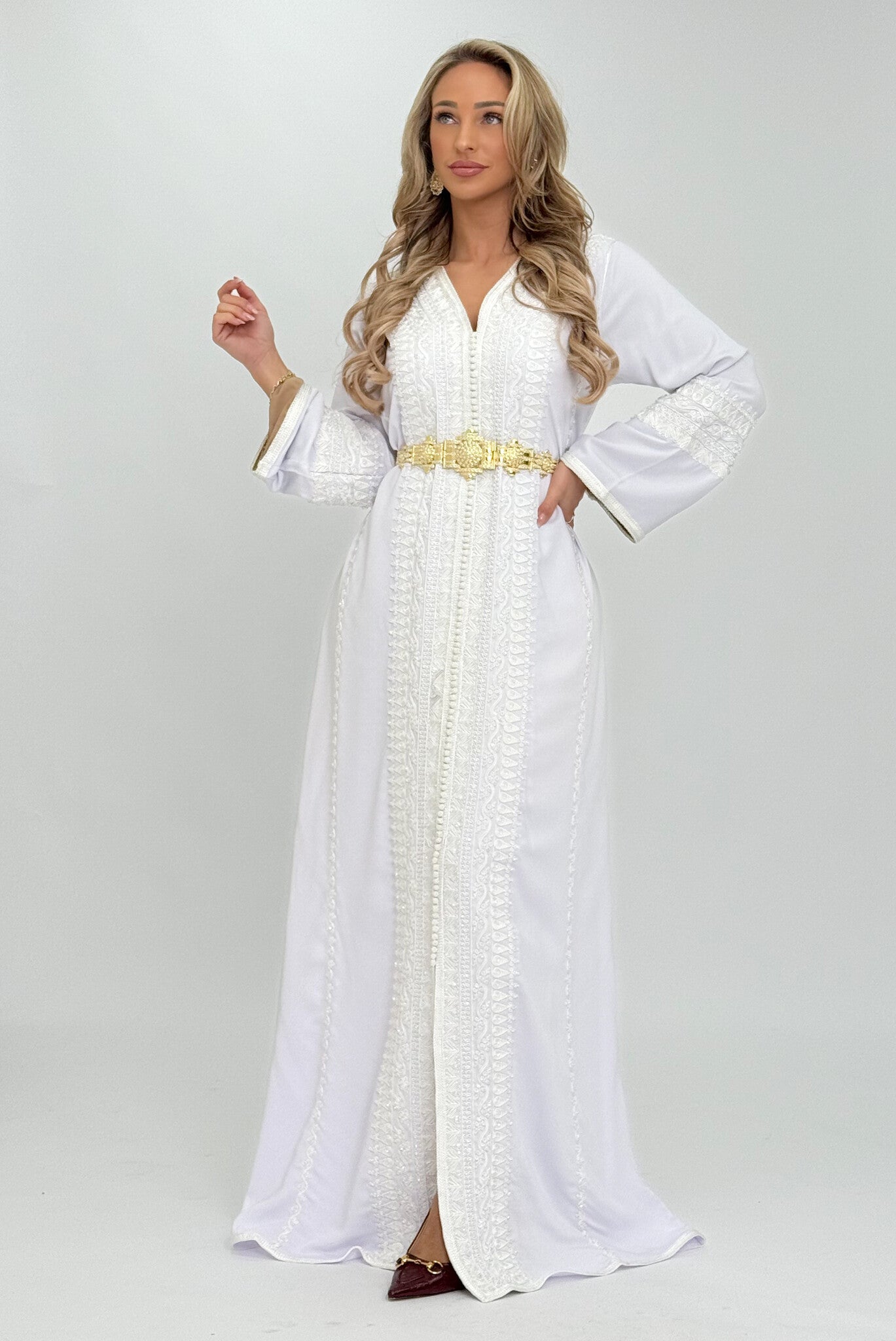 Caftan Lamyae White
