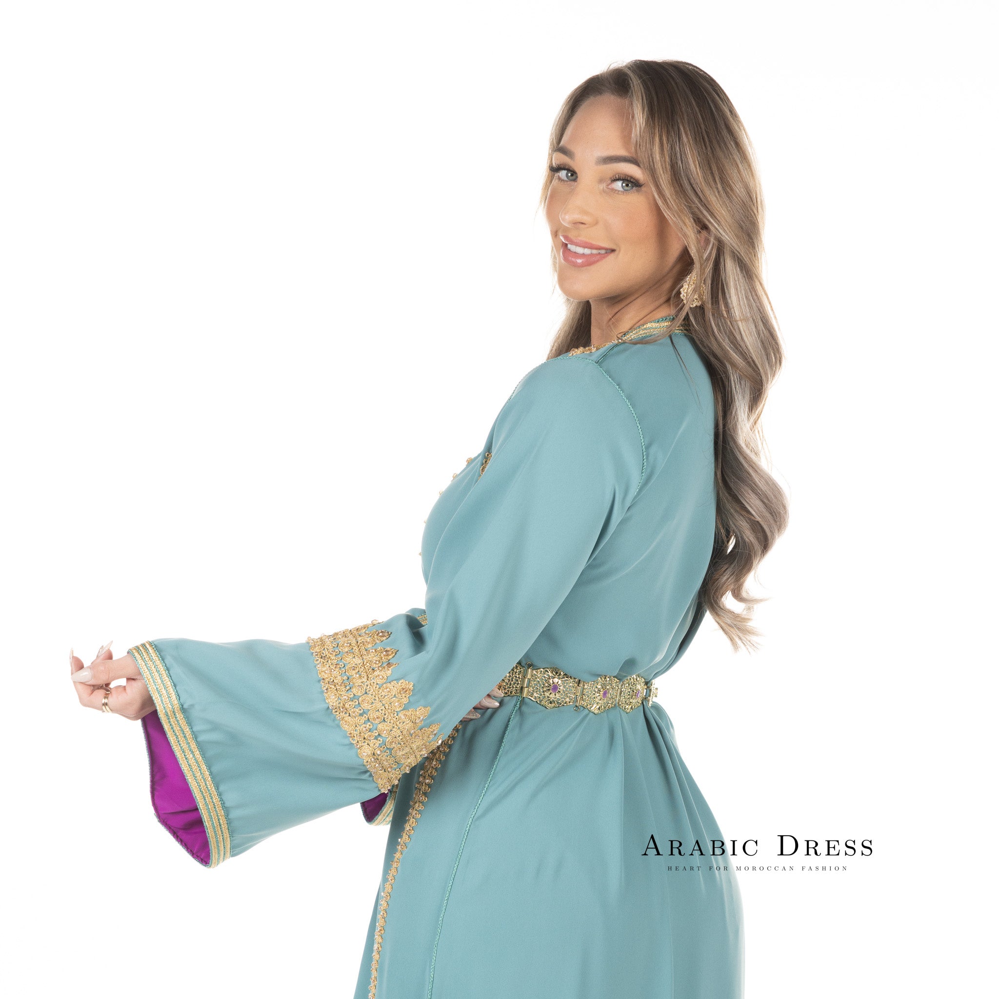 Caftan Manar  Mintgreen