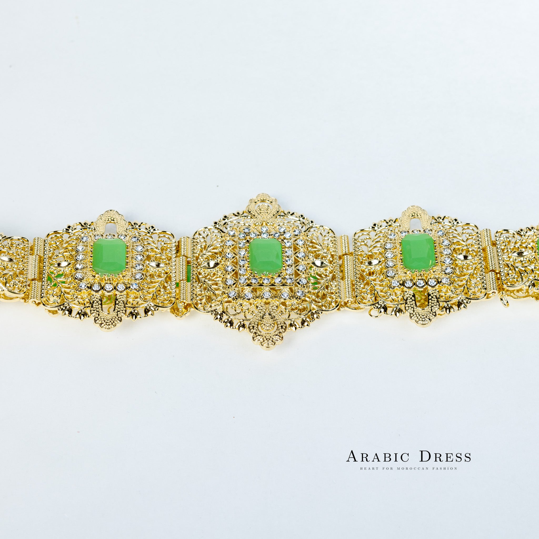 Mihi Gold/Mintgreen Belt