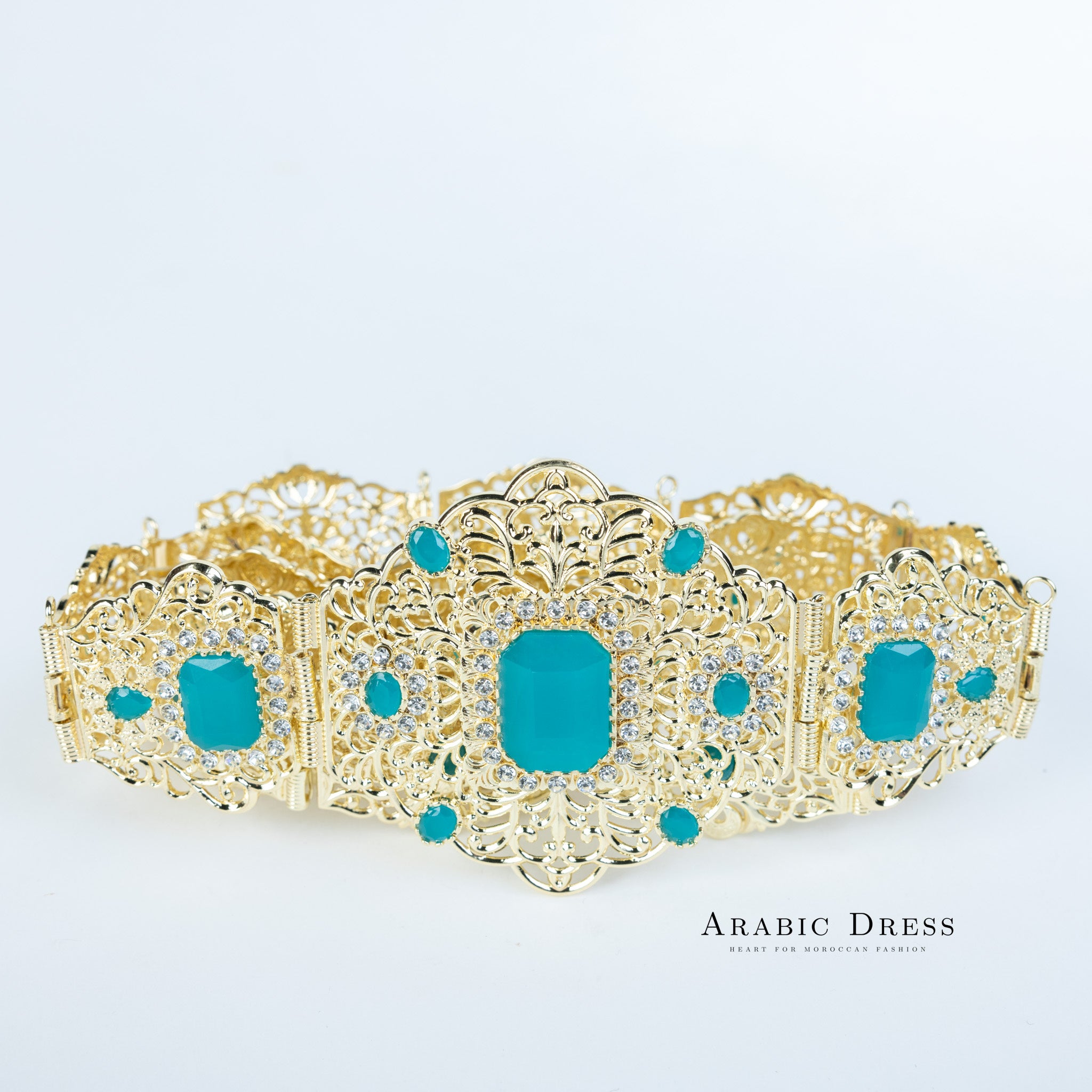 Bora Gold/Aquablue Belt