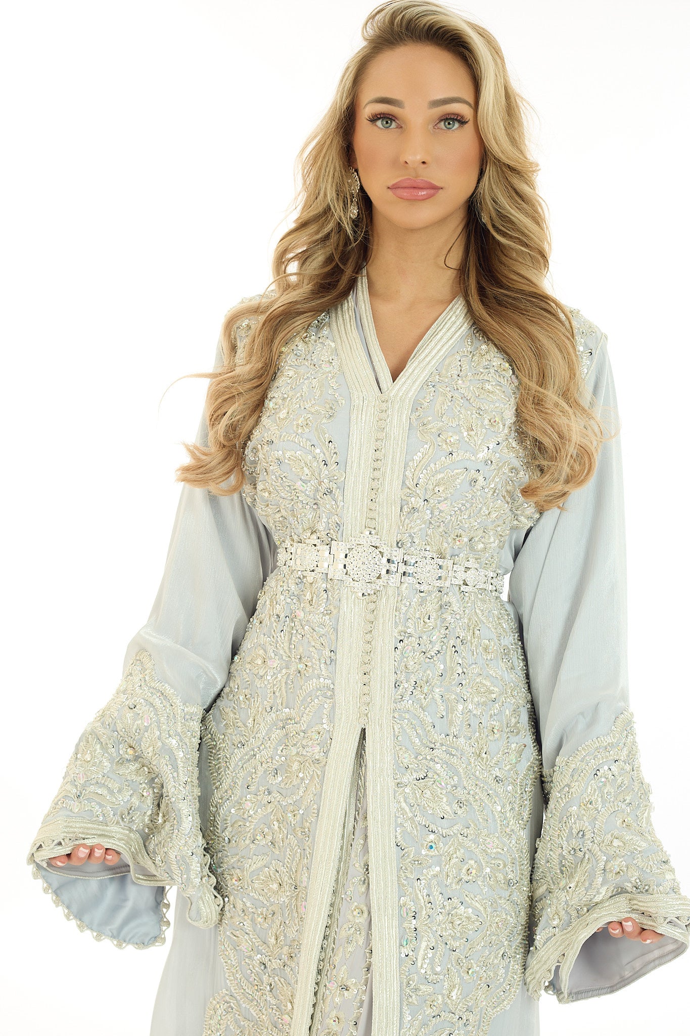 Exclusieve Caftan Nima Gray