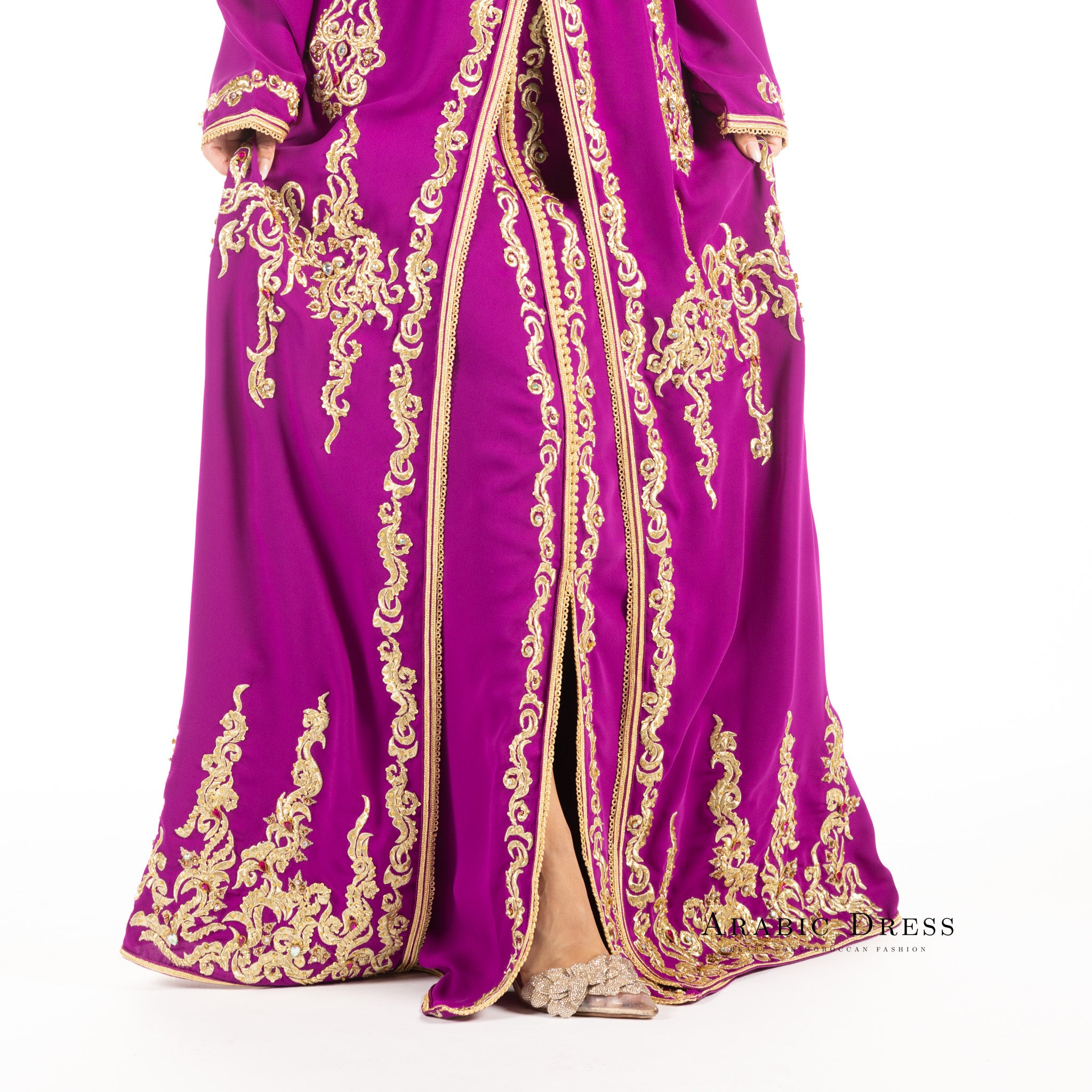 Caftan razane magenta