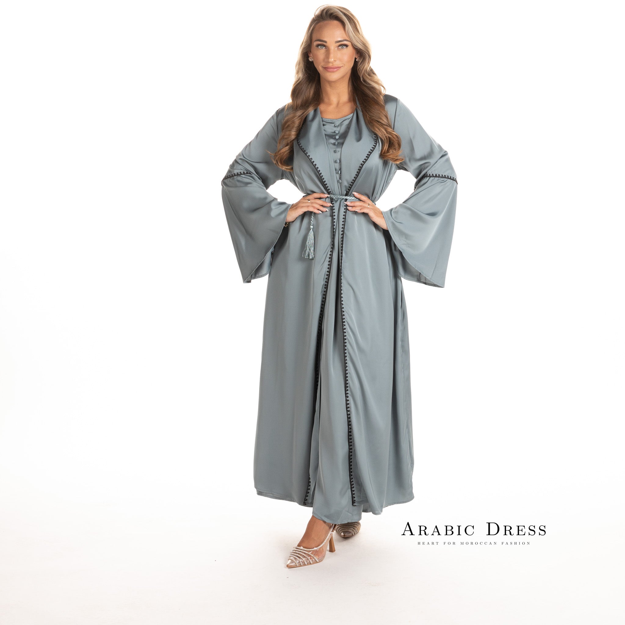 Kimono Mila Grey Blue