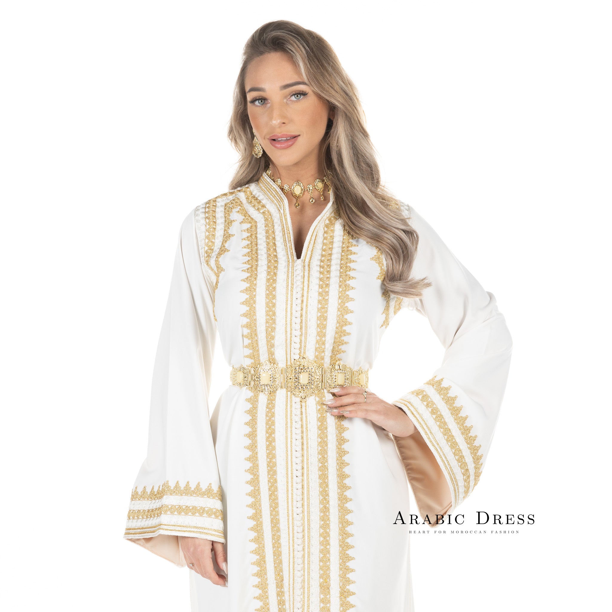 Caftan Tasnim  Brokenwhite