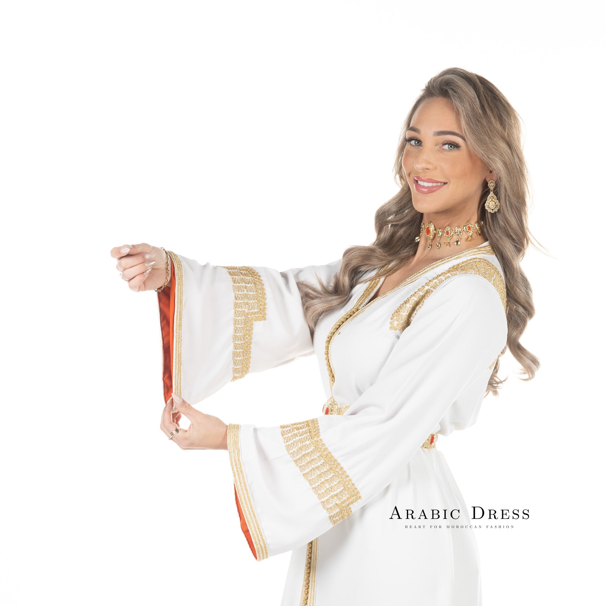 Caftan Hafsa Brokenwhite