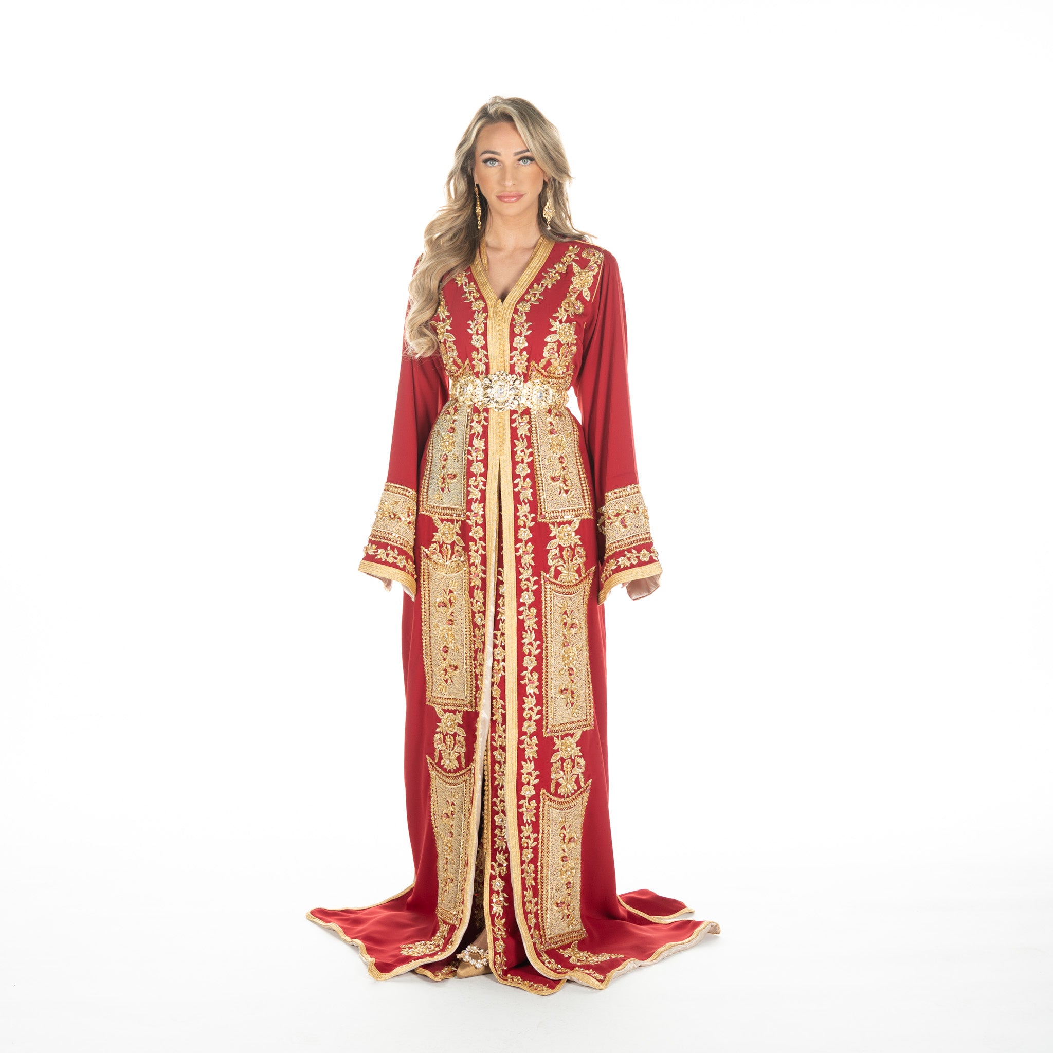 Exclusieve Caftan Levi  Red