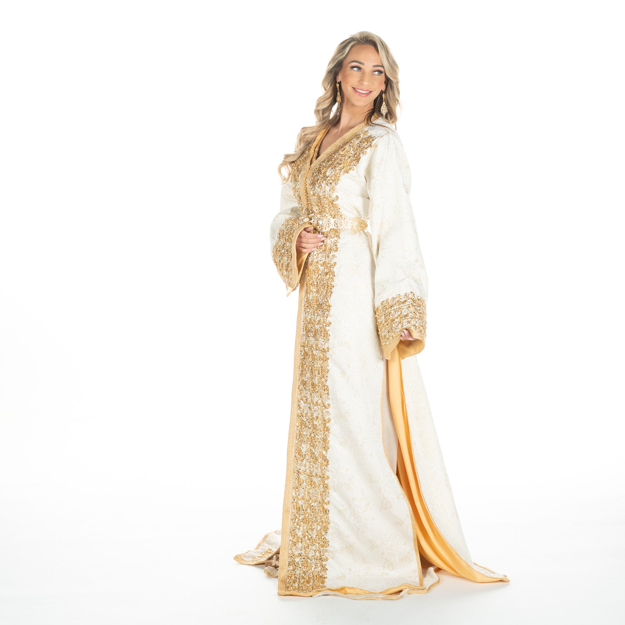 Exclusieve Caftan Isabel Gold