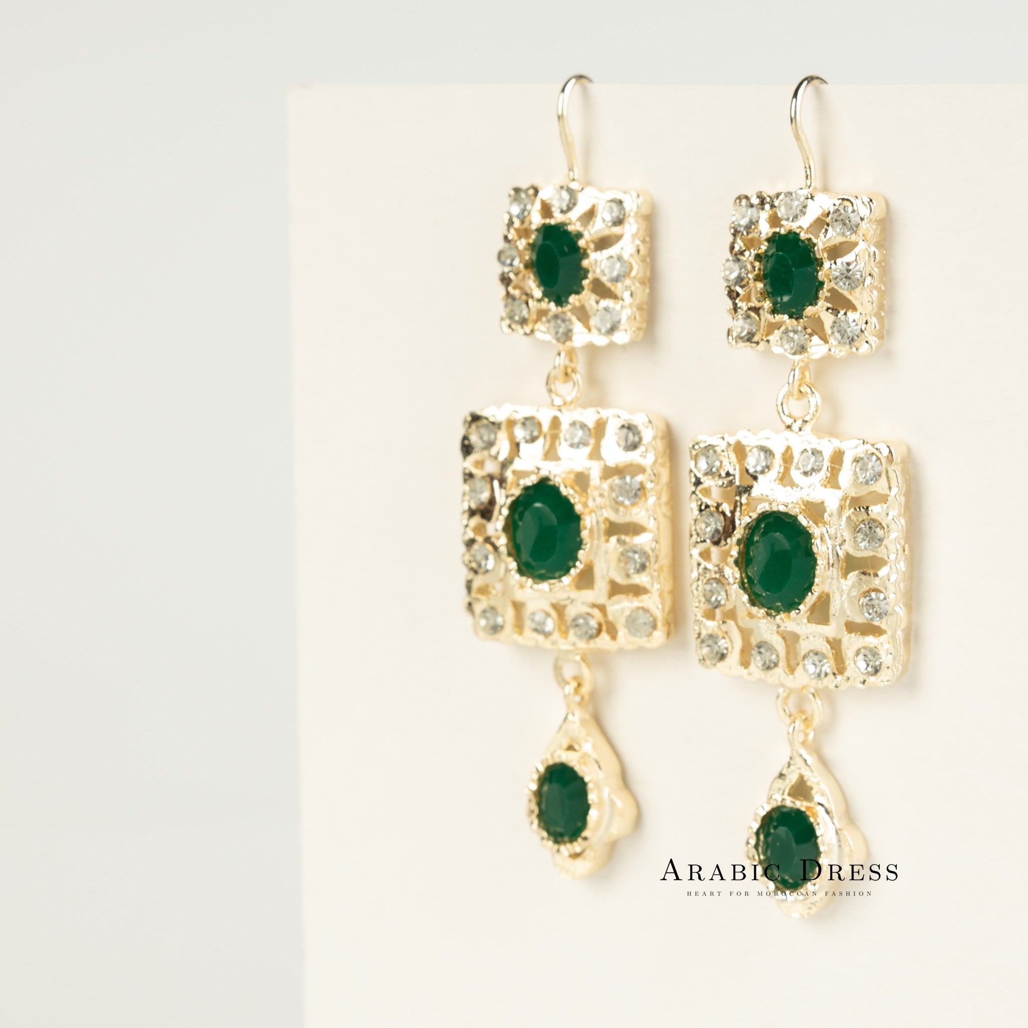 Pearl Green Nifa necklace set