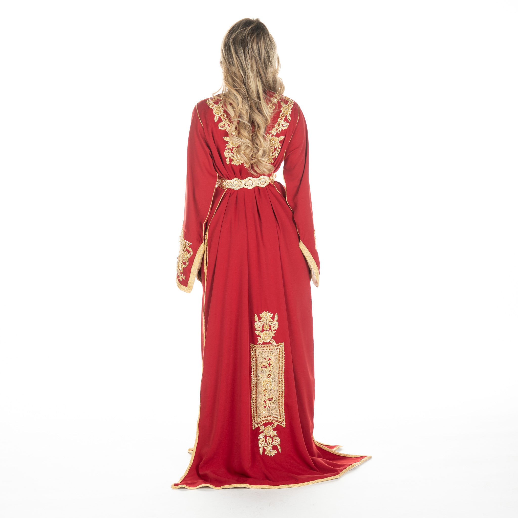 Exclusieve Caftan Levi  Red