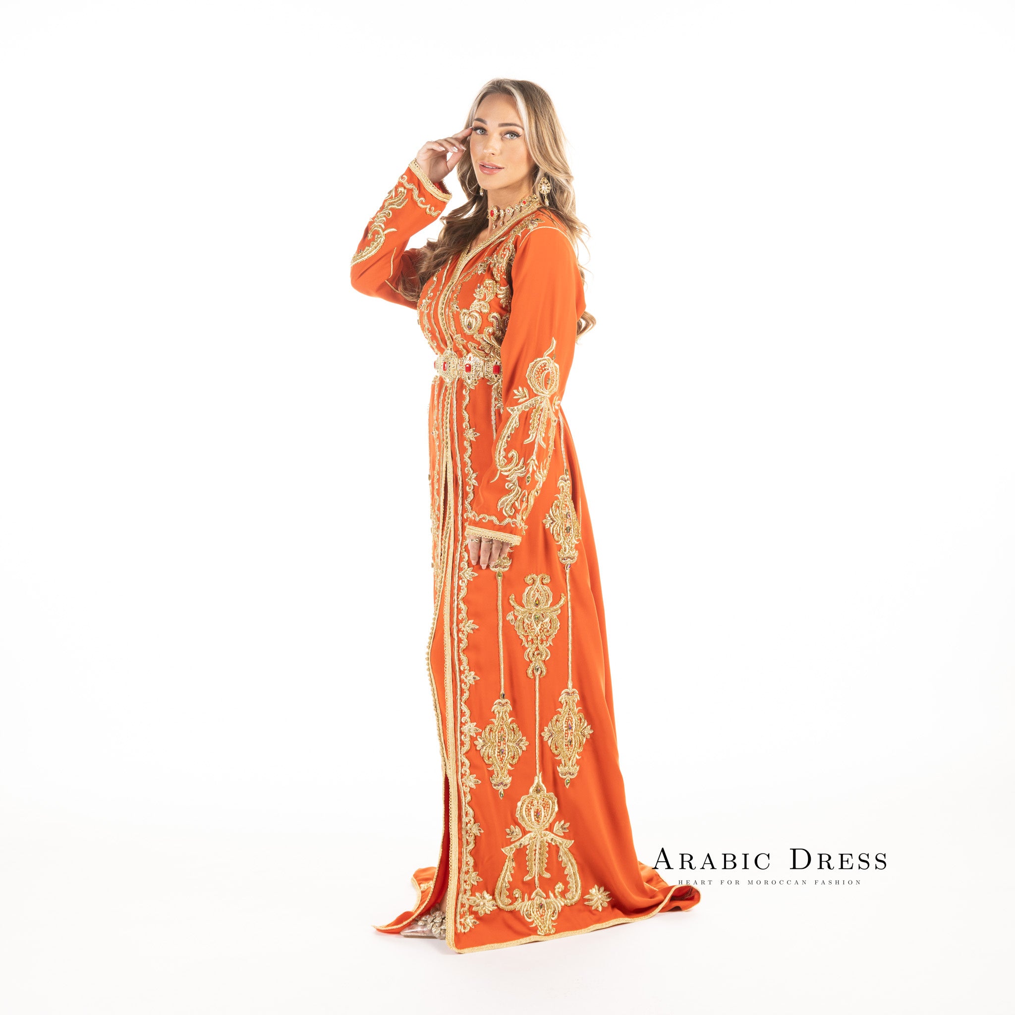 Caftan karma Orange