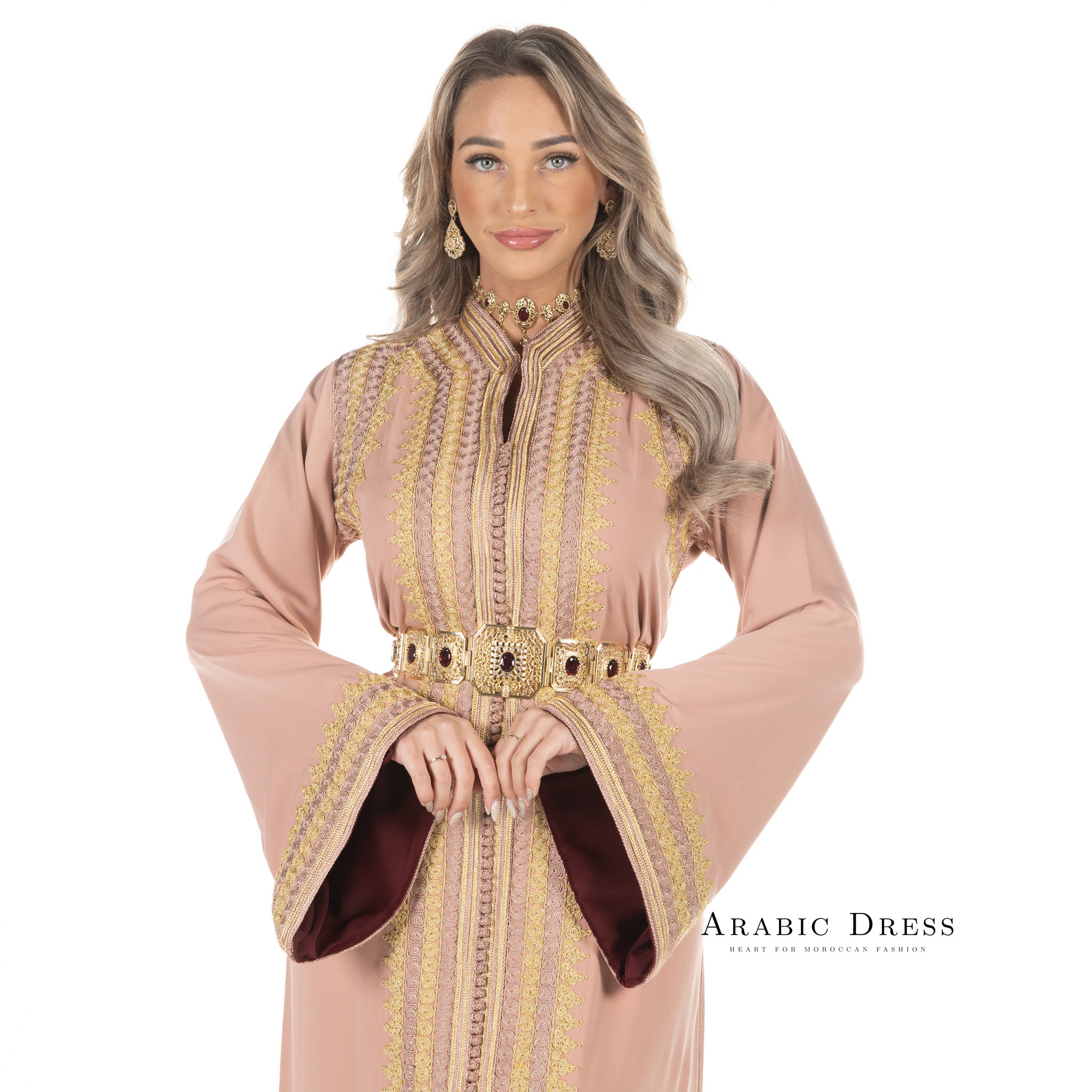 Caftan Tasnim  Paleviolet pink
