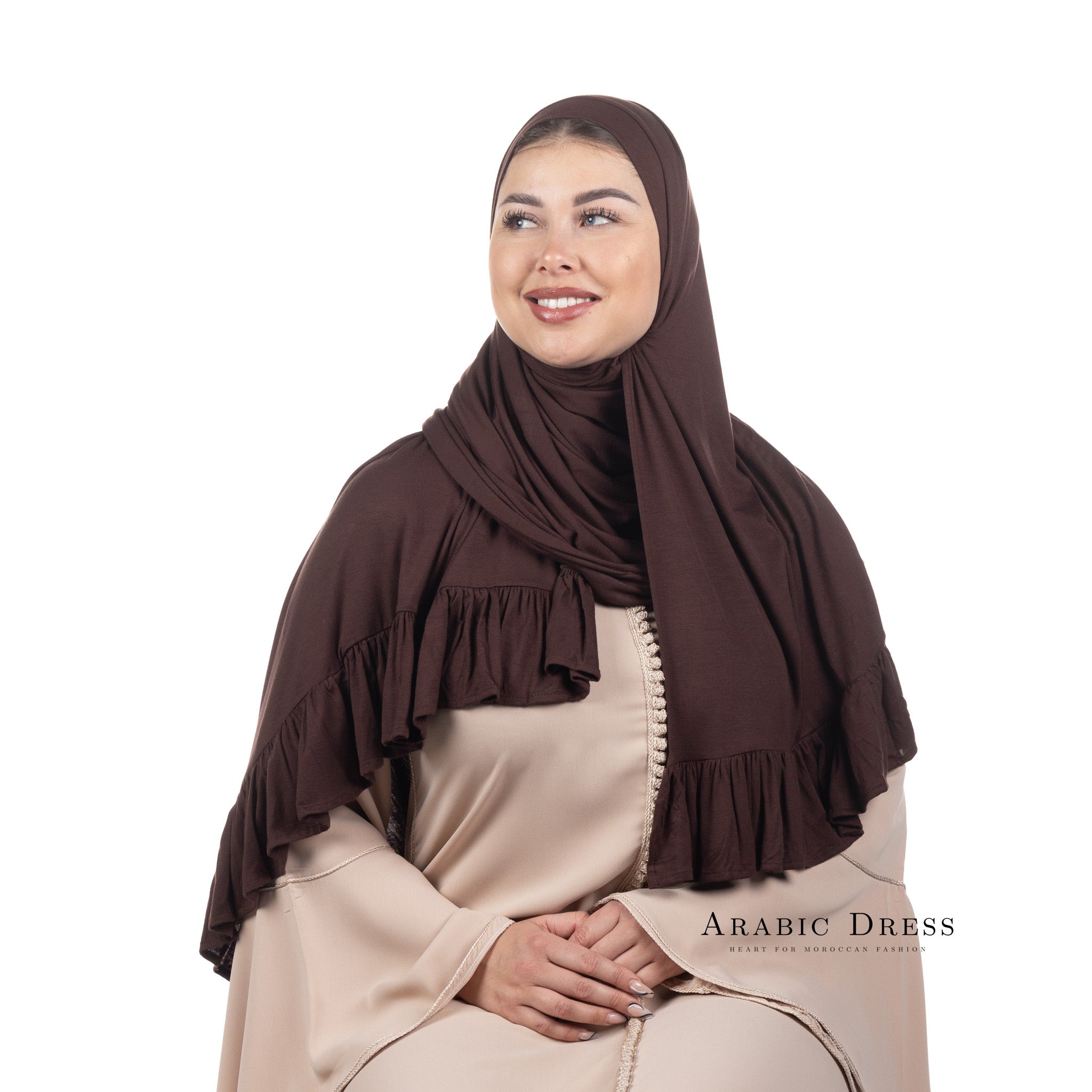 Jersey Hijab Luna old Burgundy