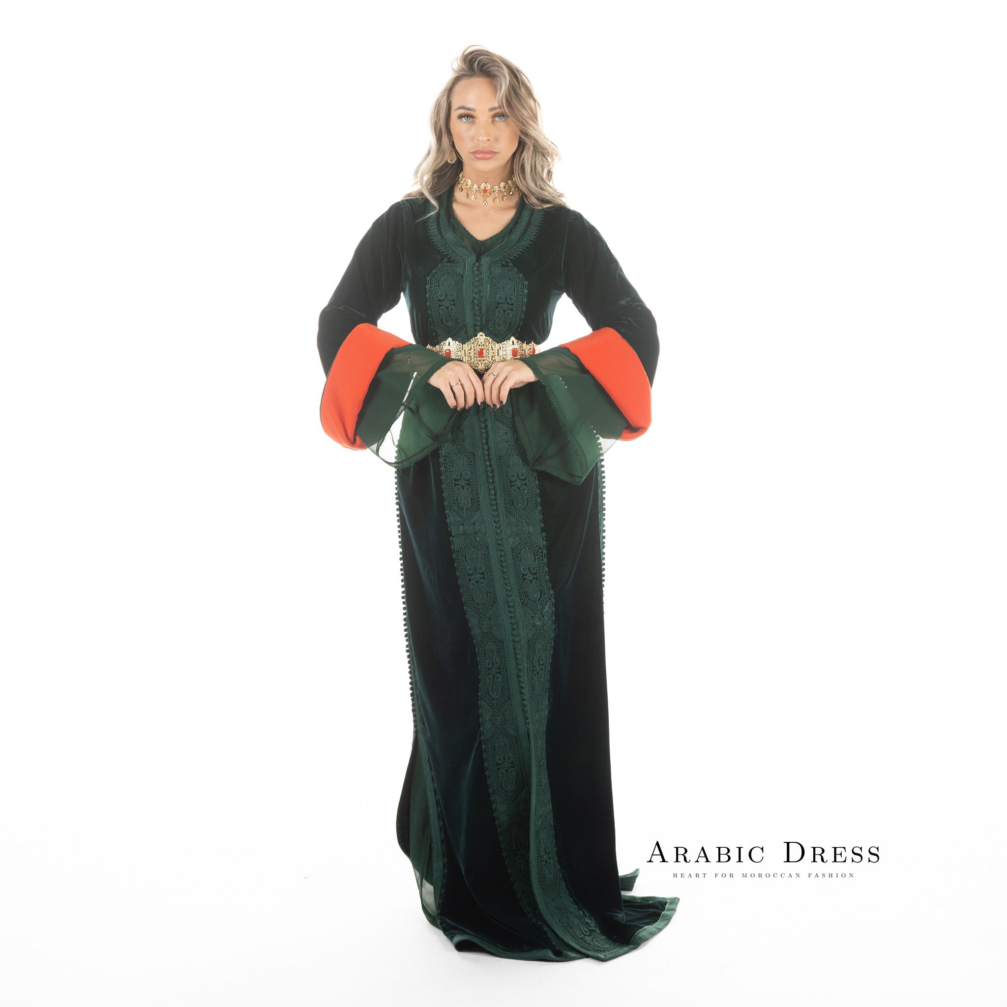 Caftan  Lina Darkgreen