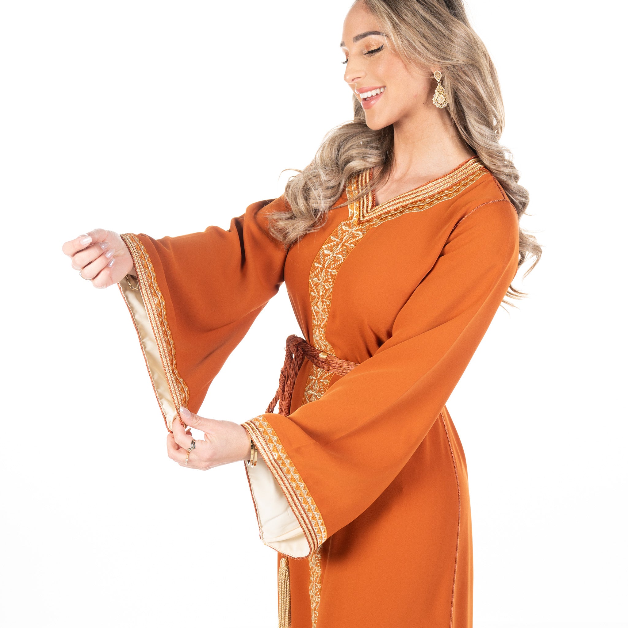 Caftan Basma  Orange
