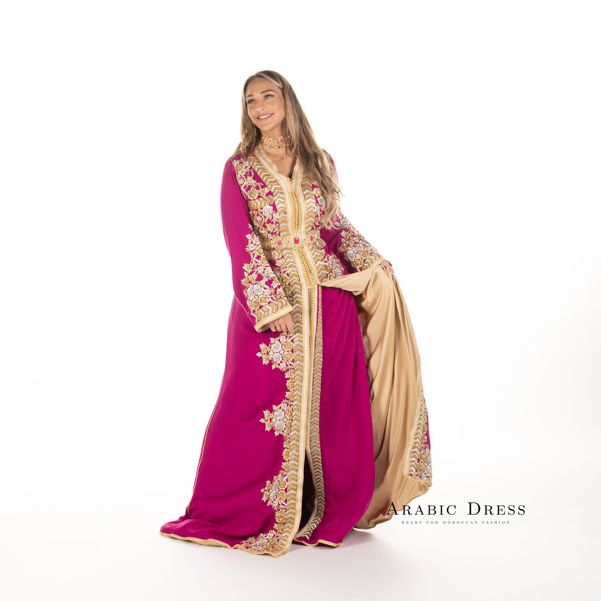Caftan Nisa Magenta