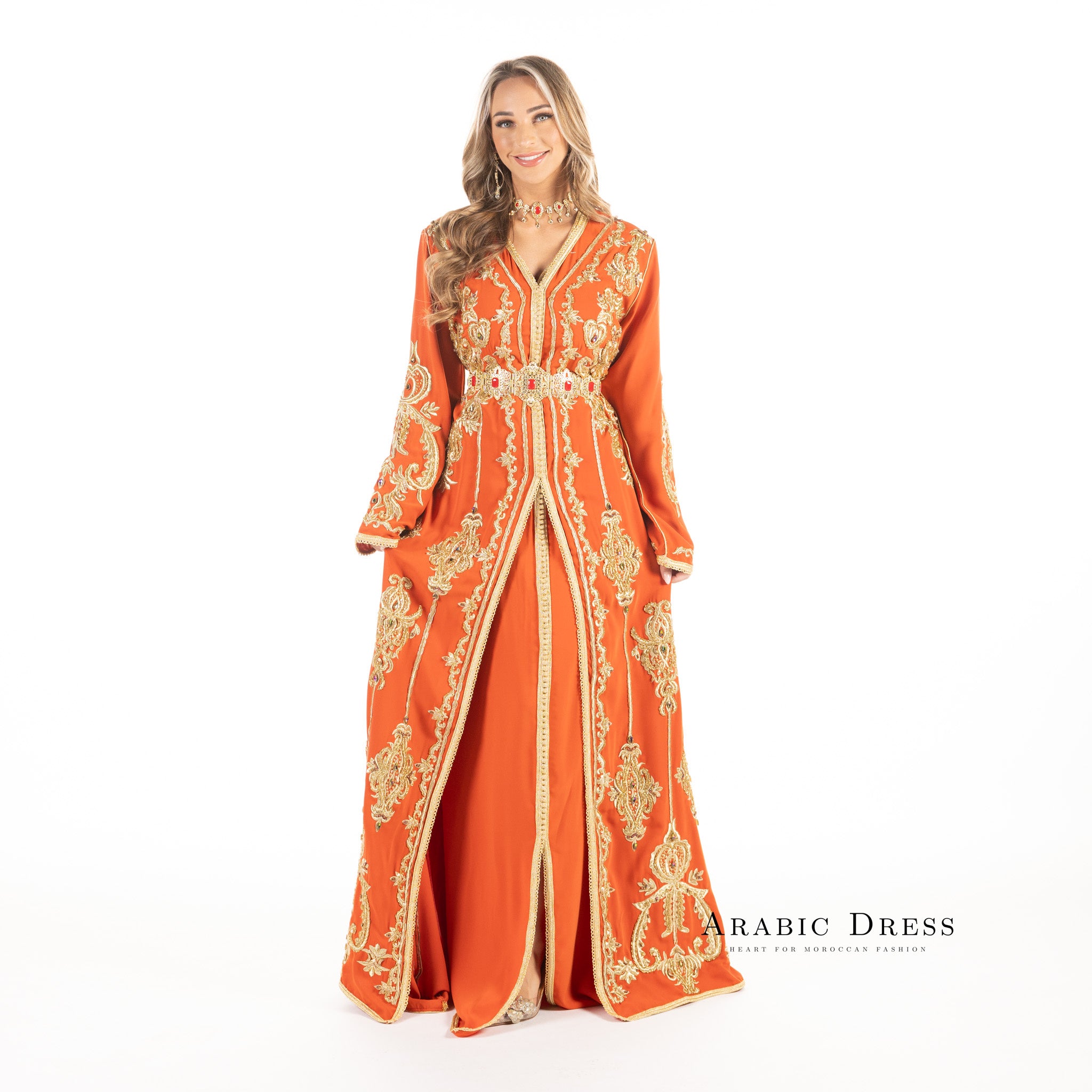 Caftan karma Orange