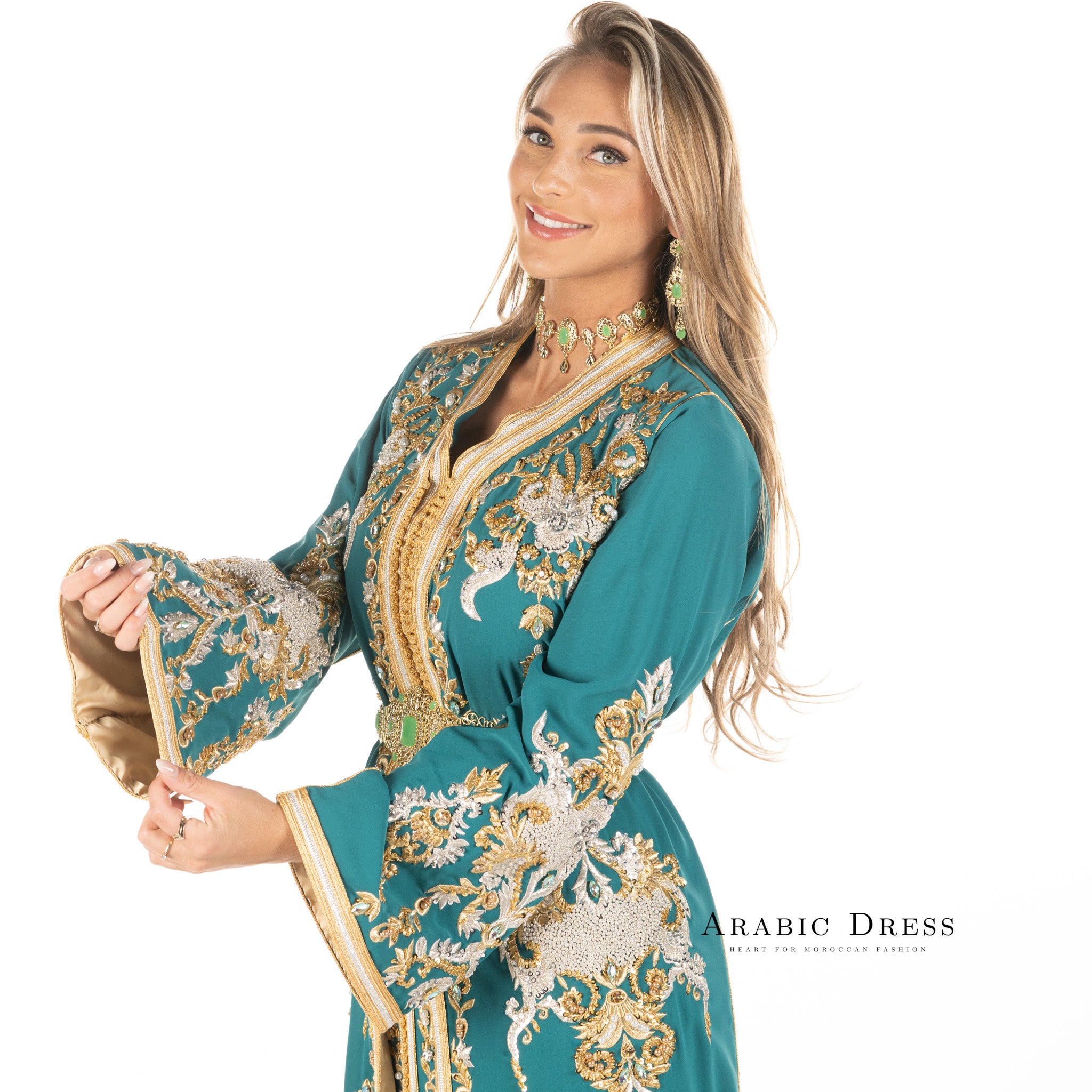 Caftan Louiza Green