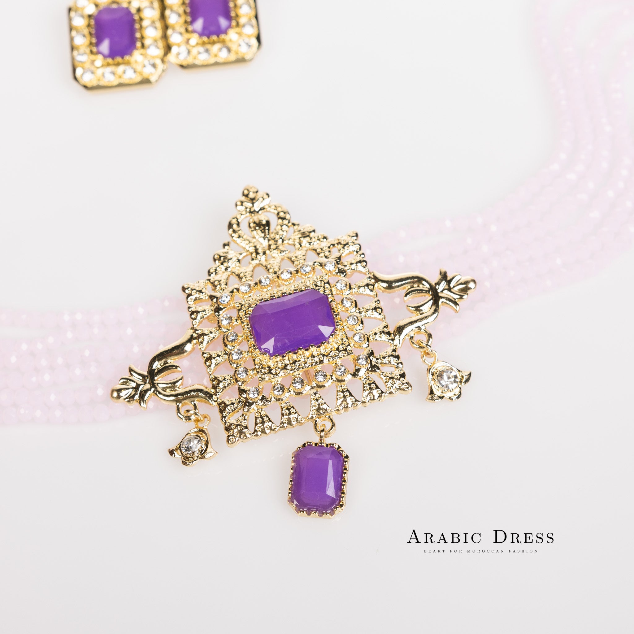 Violet Youra Necklace set