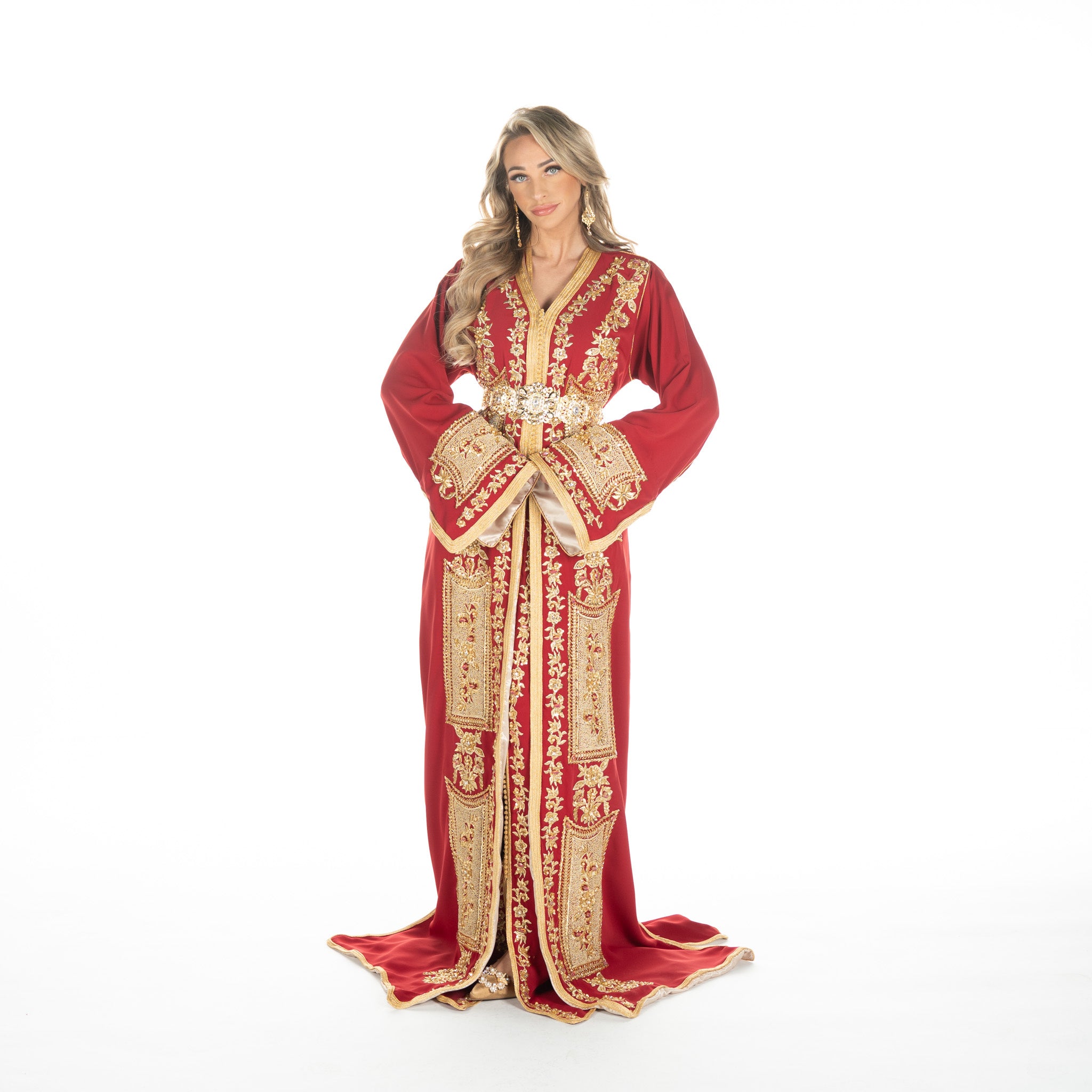 Exclusieve Caftan Levi  Red
